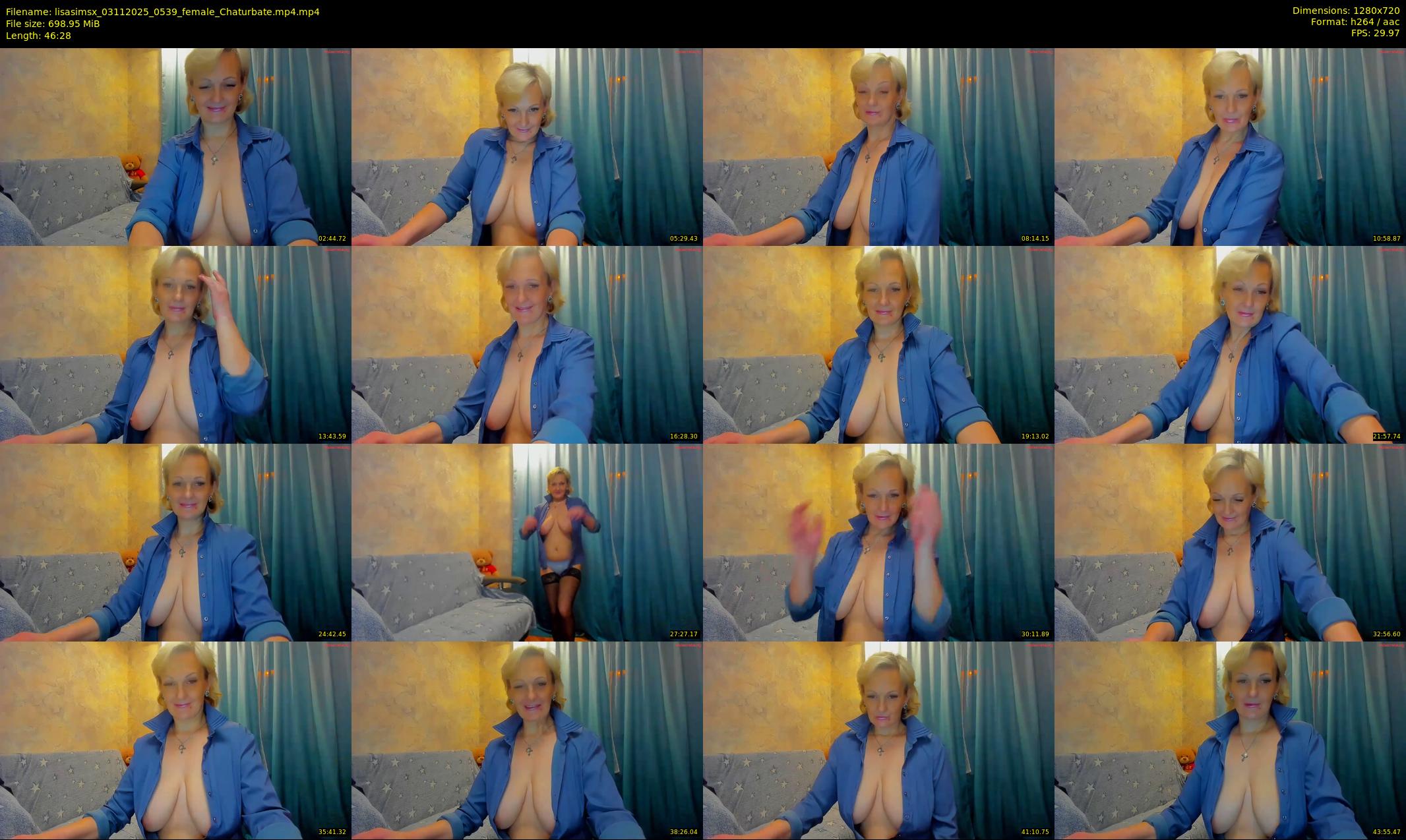 lisasimsx — 47 minute Chaturbate female cam show recording, 720p, Nov 3, 2025