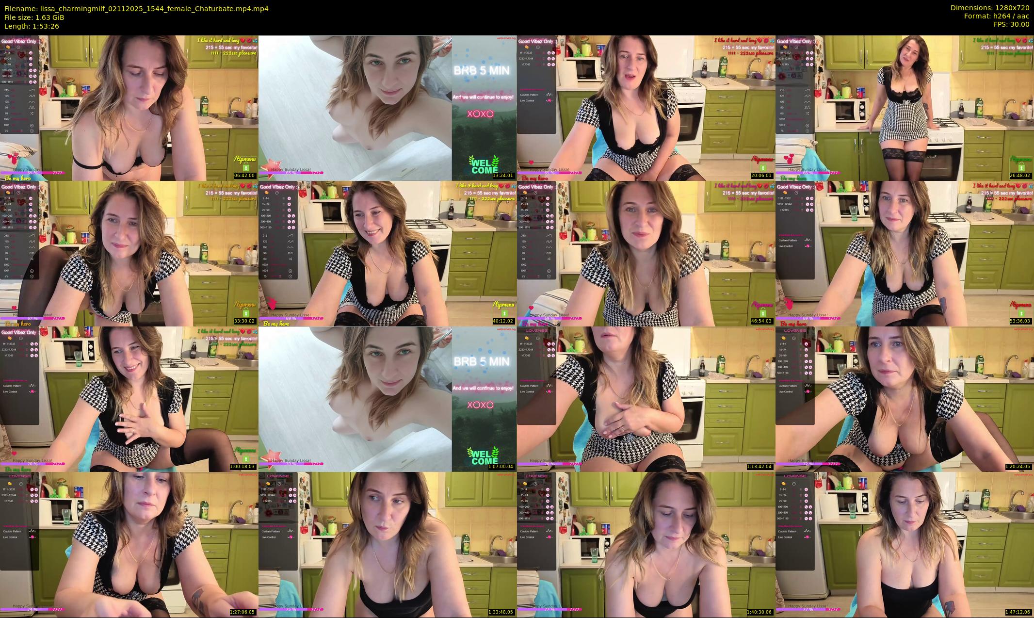 lissa_charmingmilf — 114 minute Chaturbate female cam show recording, 720p, Nov 2, 2025