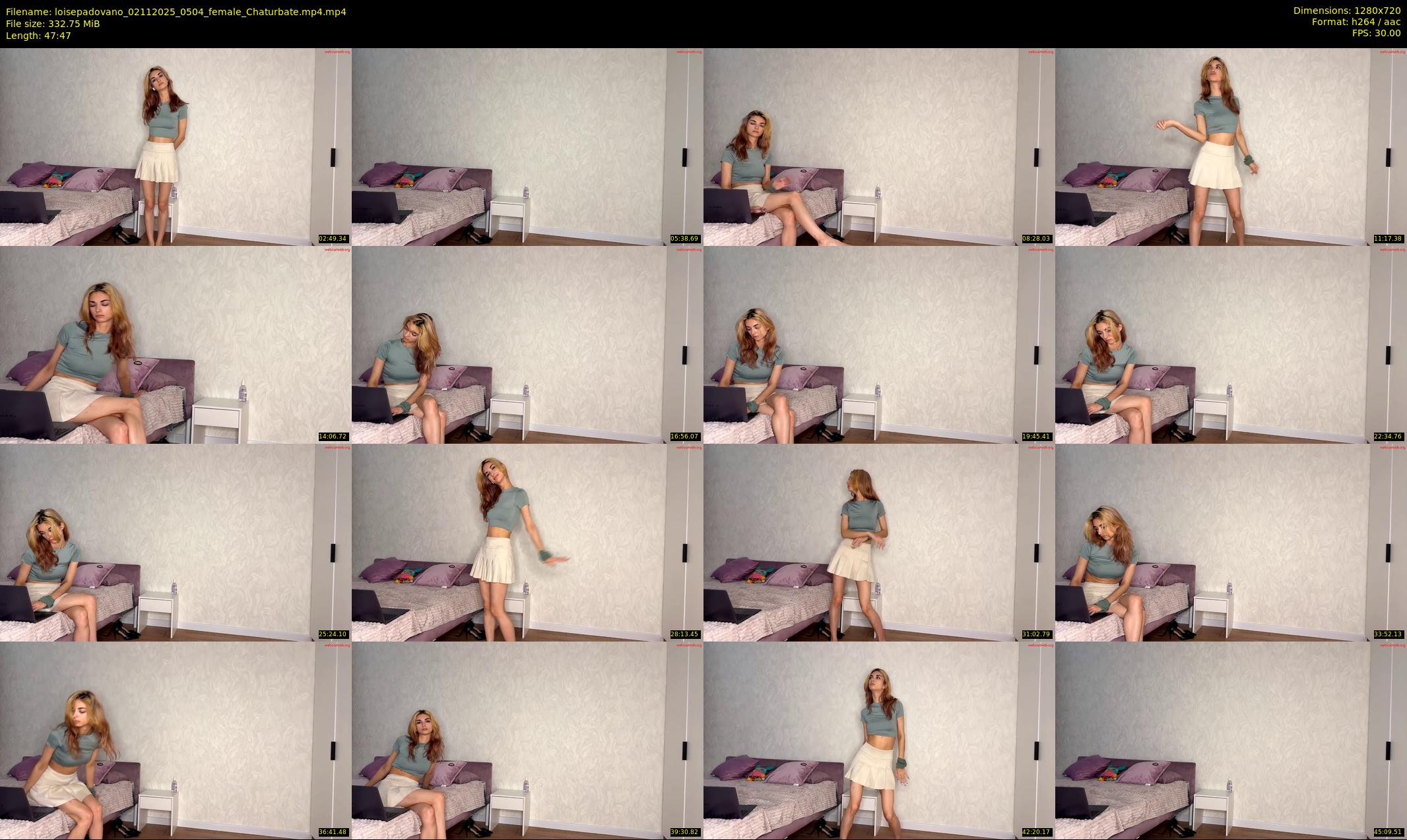 loisepadovano — 48 minute Chaturbate female cam show recording, 720p, Nov 2, 2025
