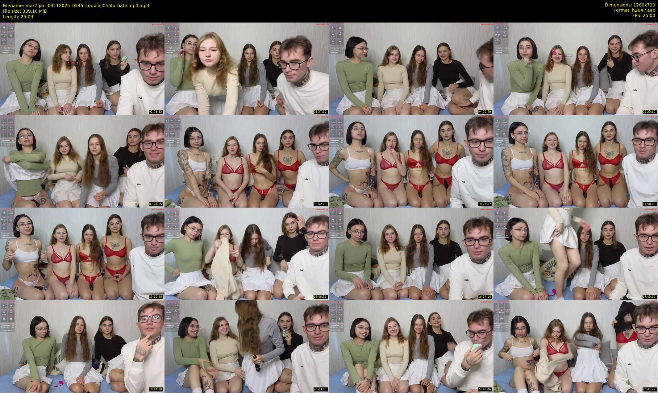 mar7gan — 26 minute Chaturbate couple cam show recording, 720p, Nov 3, 2025