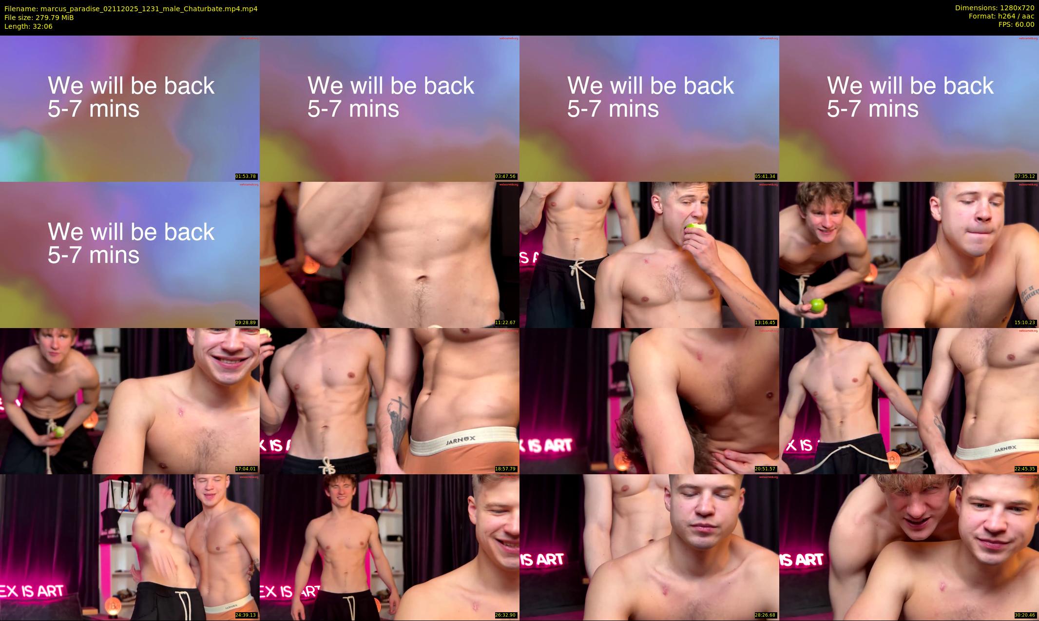 marcus_paradise — 33 minute Chaturbate male cam show recording, 720p, Nov 2, 2025
