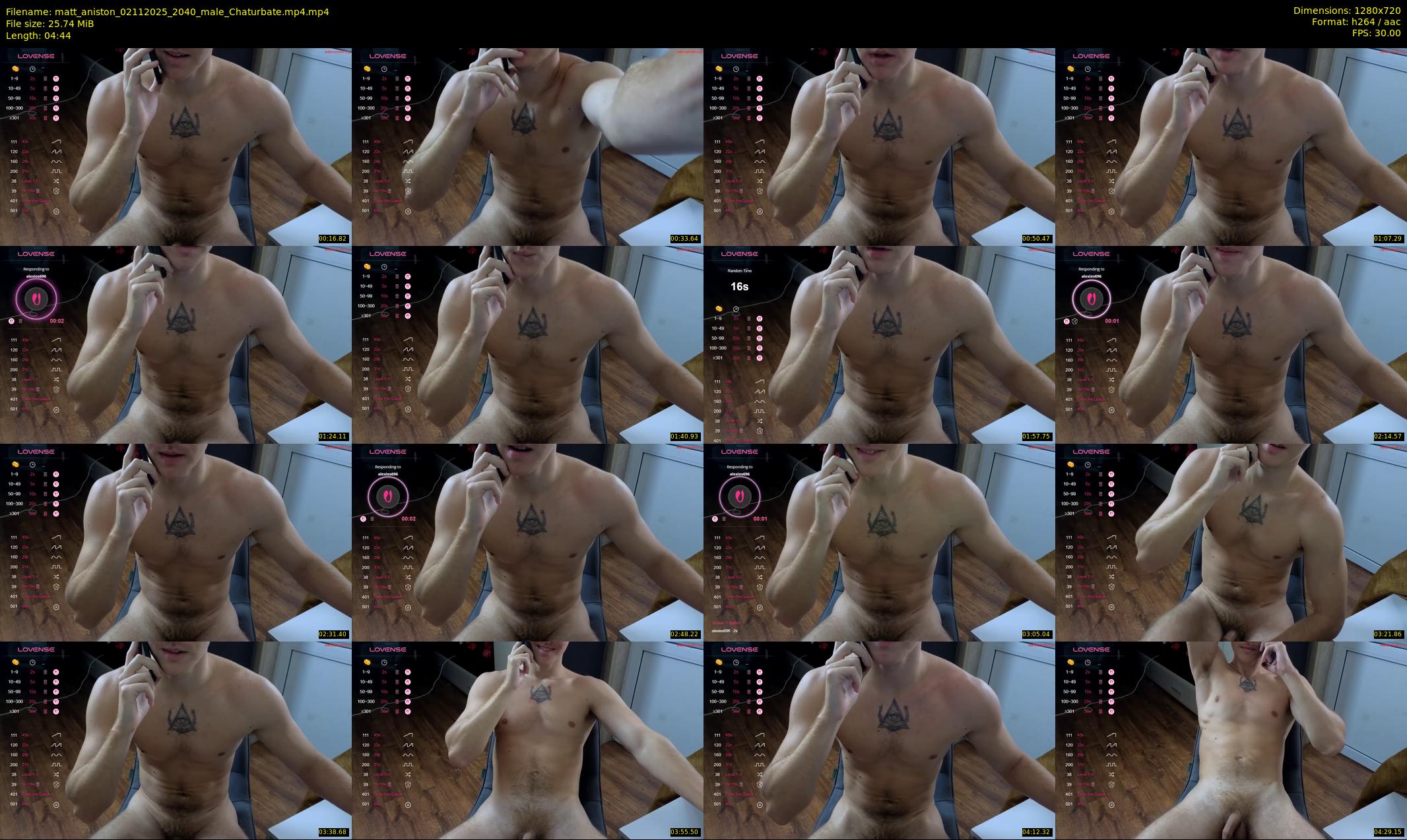 matt_aniston — 5 minute Chaturbate male cam show recording, 720p, Nov 2, 2025