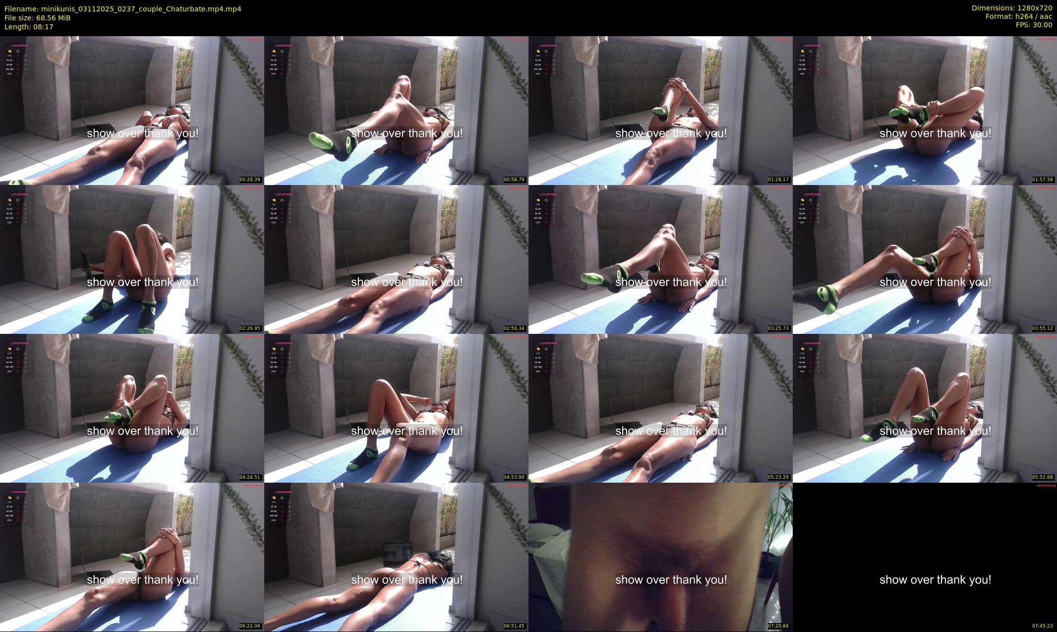minikunis — 9 minute Chaturbate couple cam show recording, 720p, Nov 3, 2025