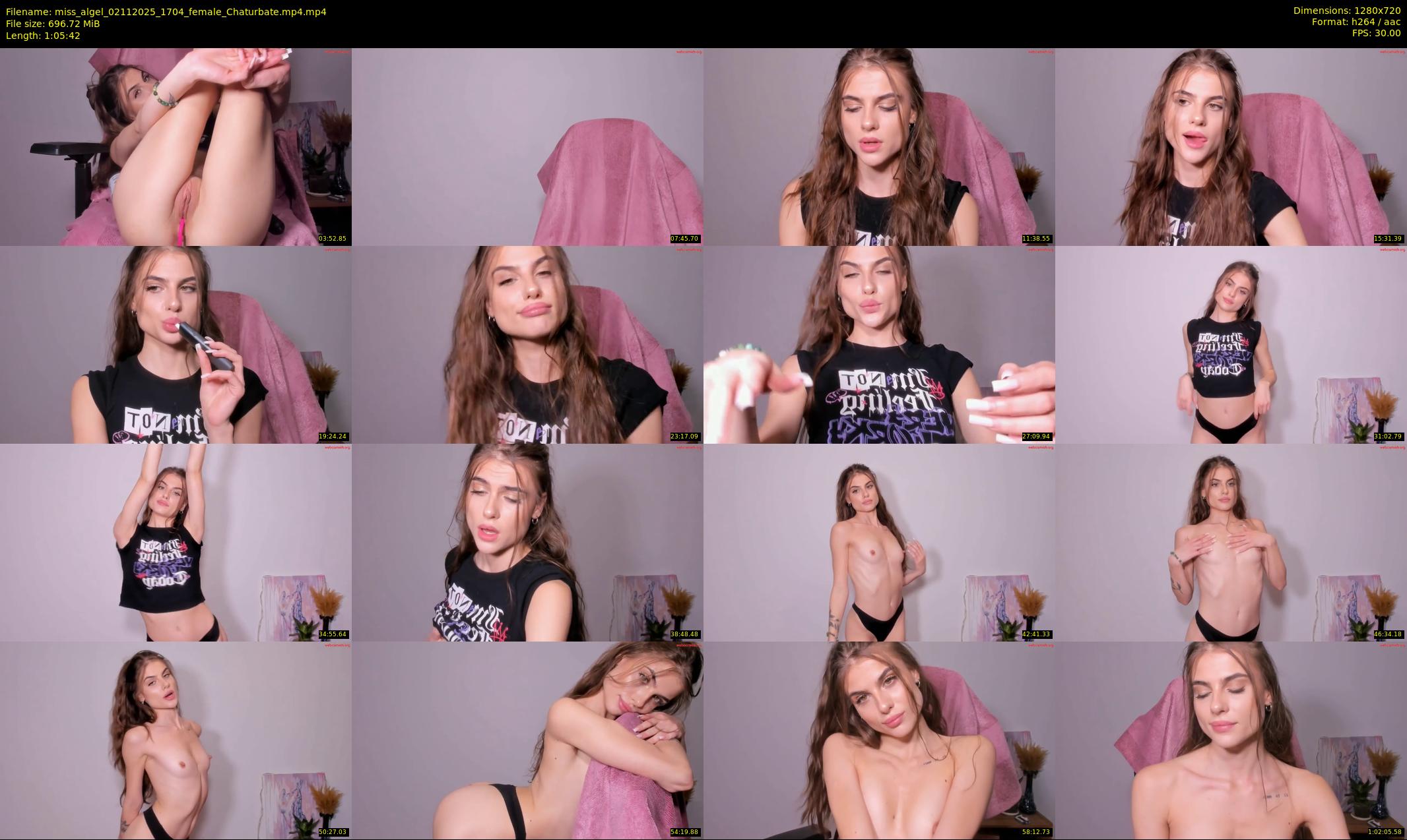 miss_algel — 66 minute Chaturbate female cam show recording, 720p, Nov 2, 2025