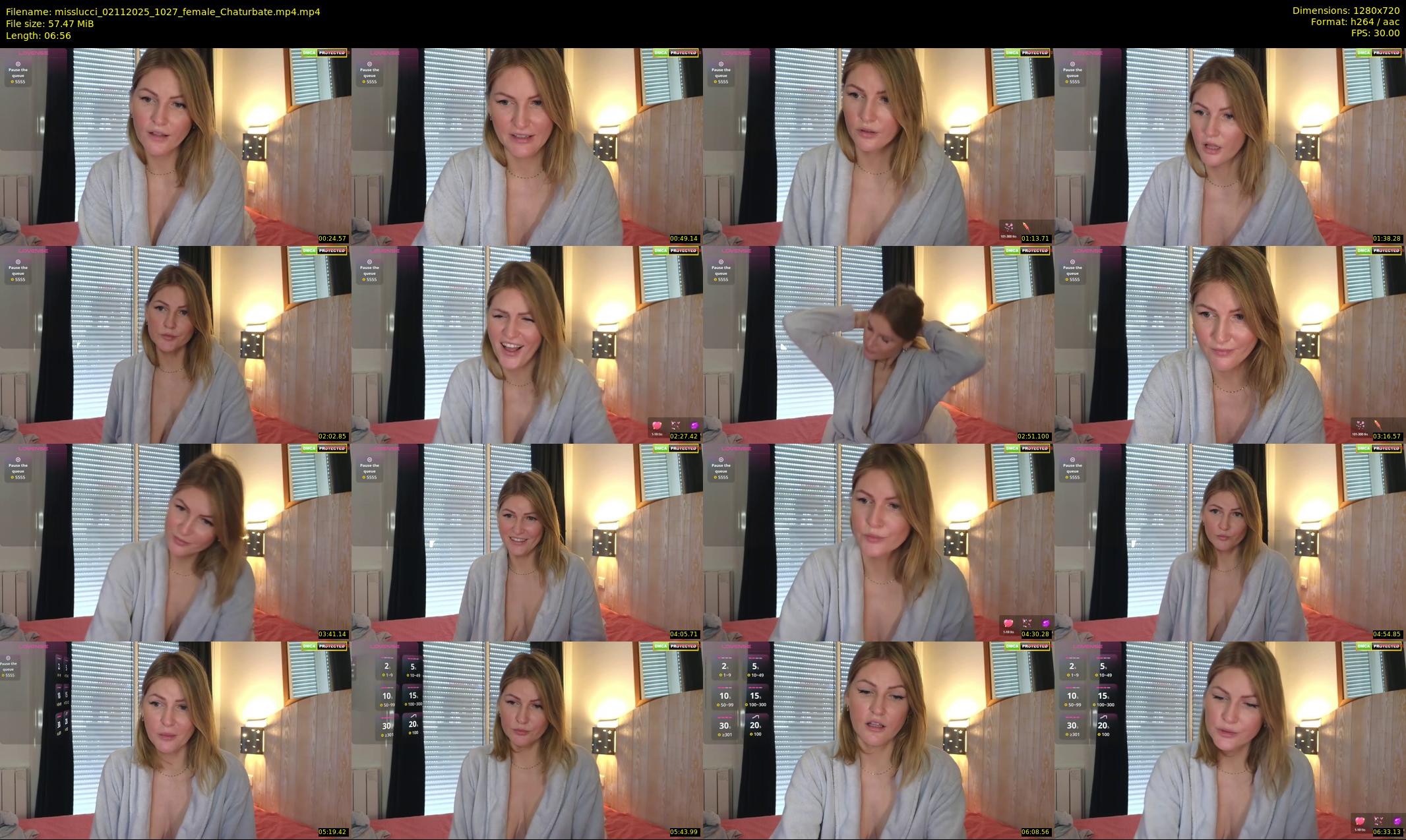 misslucci — 7 minute Chaturbate female cam show recording, 720p, Nov 2, 2025
