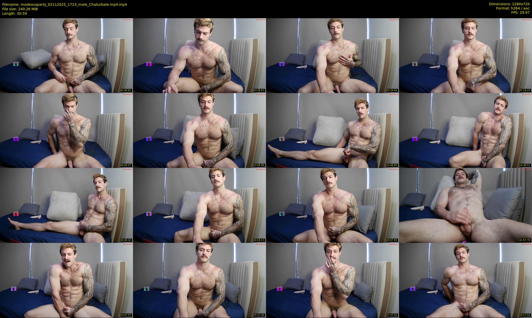 modexusparty — 31 minute Chaturbate male cam show recording, 720p, Nov 2, 2025