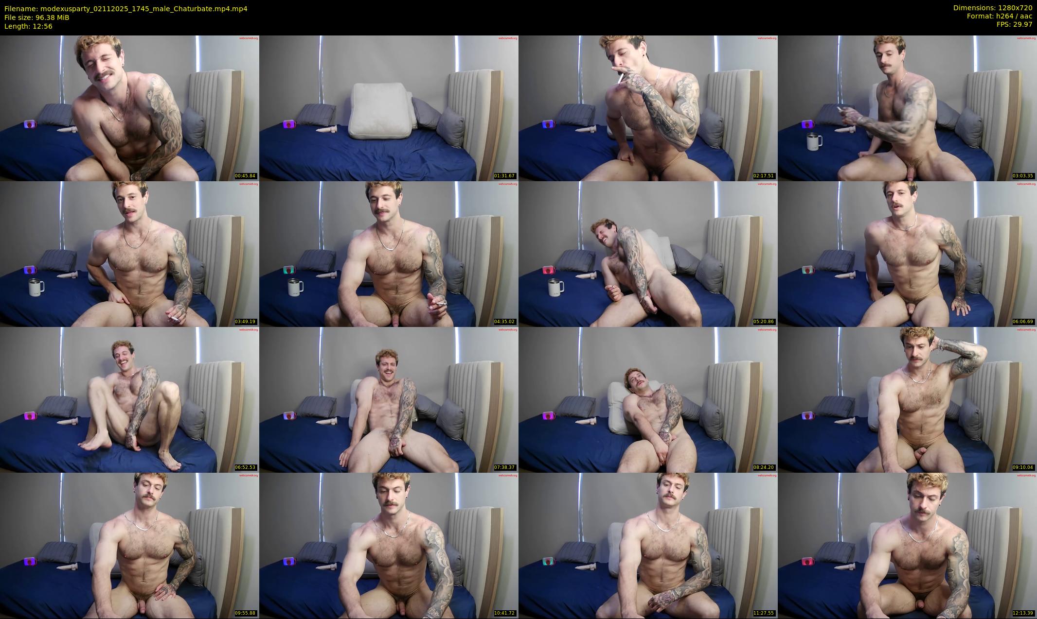 modexusparty — 13 minute Chaturbate male cam show recording, 720p, Nov 2, 2025