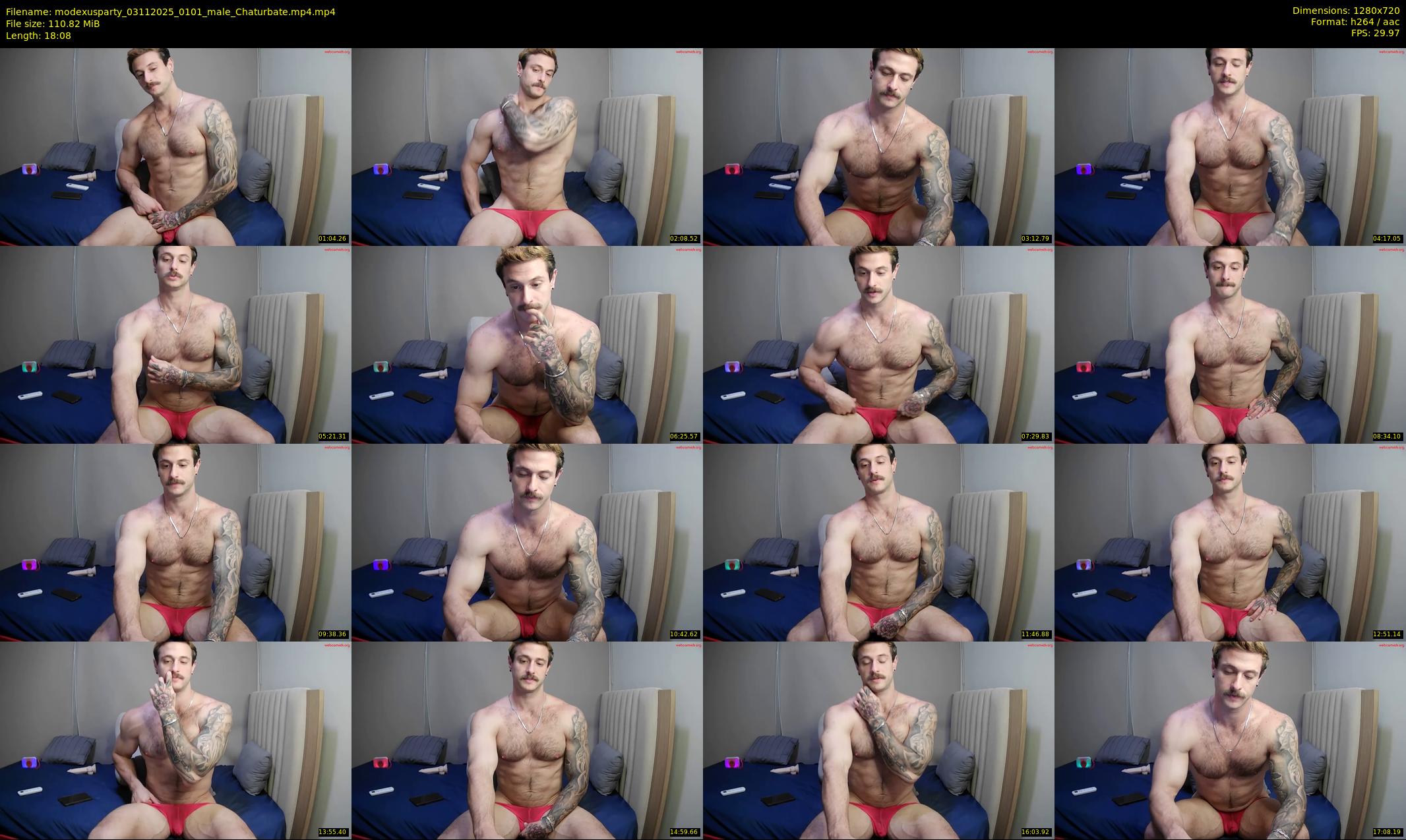 modexusparty — 19 minute Chaturbate male cam show recording, 720p, Nov 3, 2025