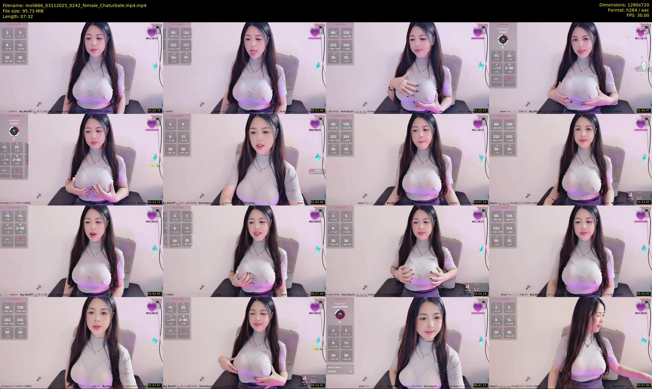 moli666 — 8 minute Chaturbate female cam show recording, 720p, Nov 3, 2025