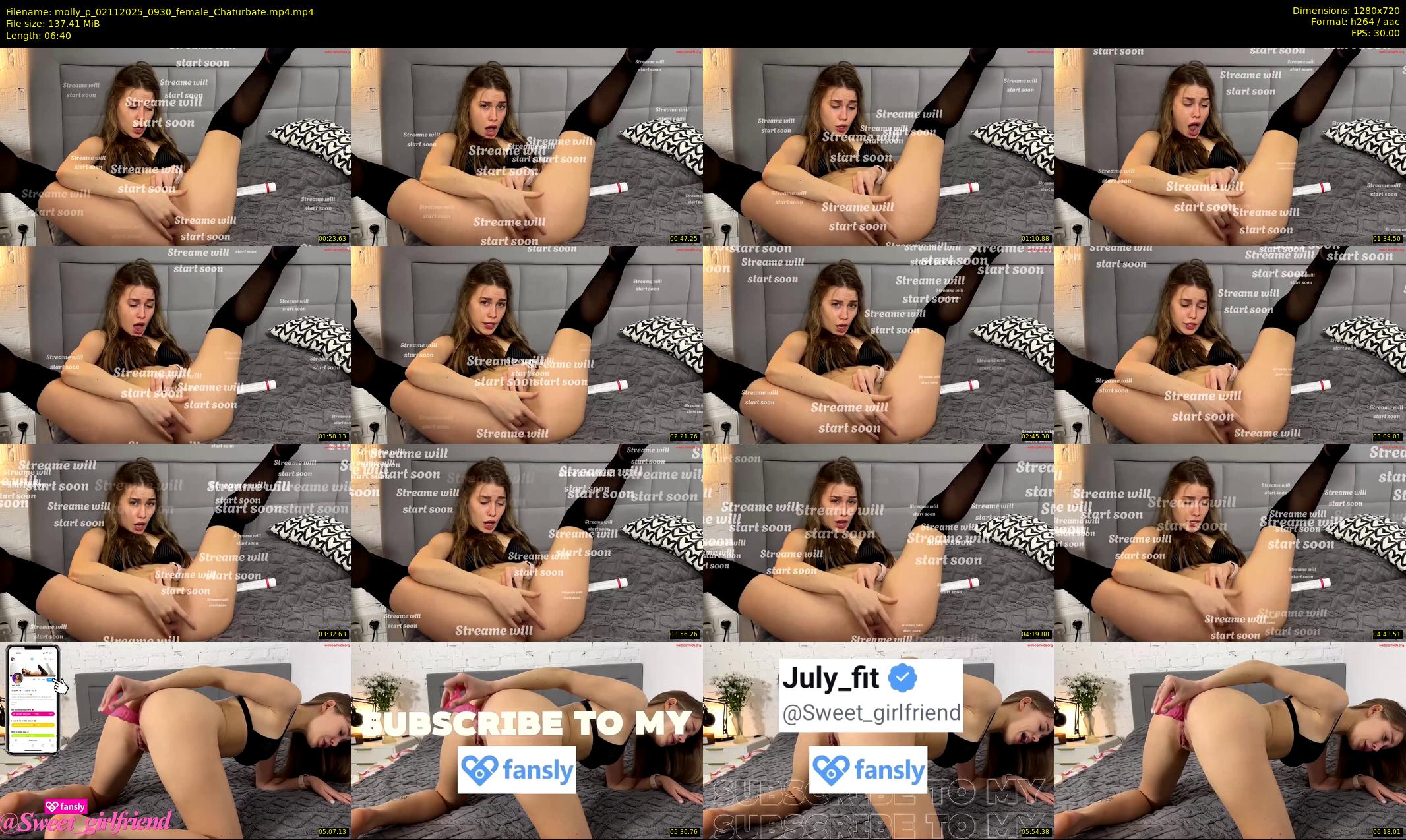 molly_p — 7 minute Chaturbate female cam show recording, 720p, Nov 2, 2025