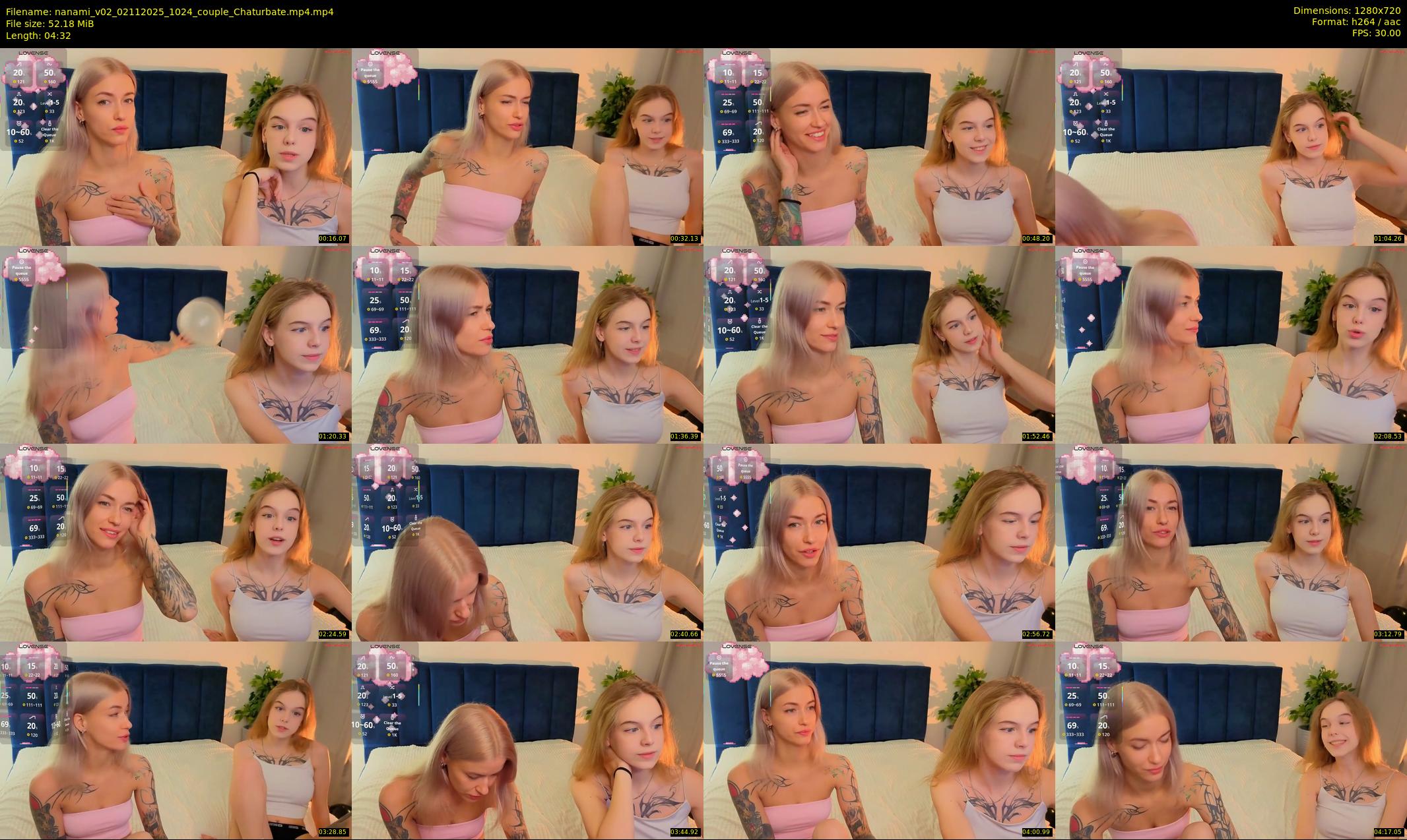 nanami_v02 — 5 minute Chaturbate couple cam show recording, 720p, Nov 2, 2025