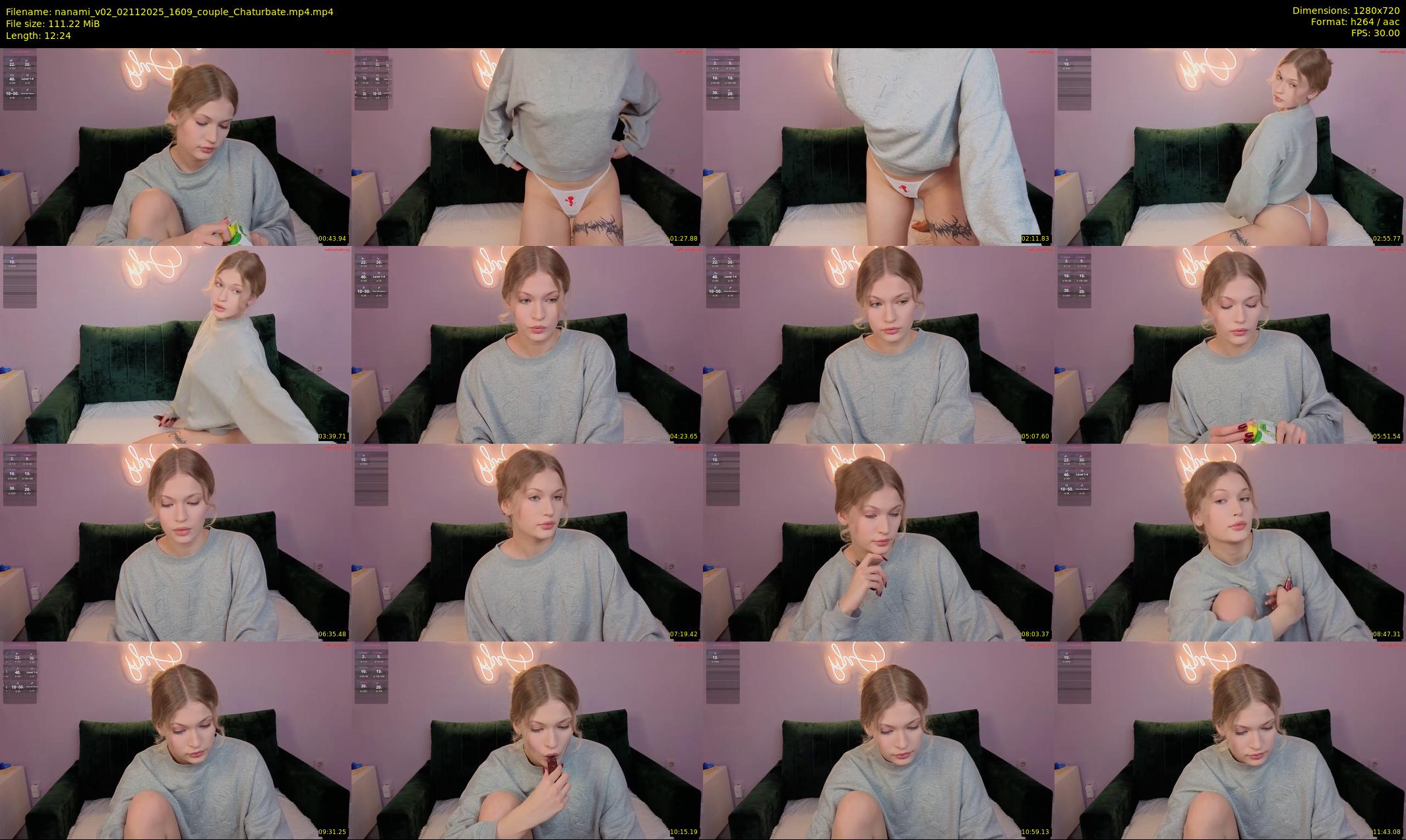 nanami_v02 — 13 minute Chaturbate couple cam show recording, 720p, Nov 2, 2025