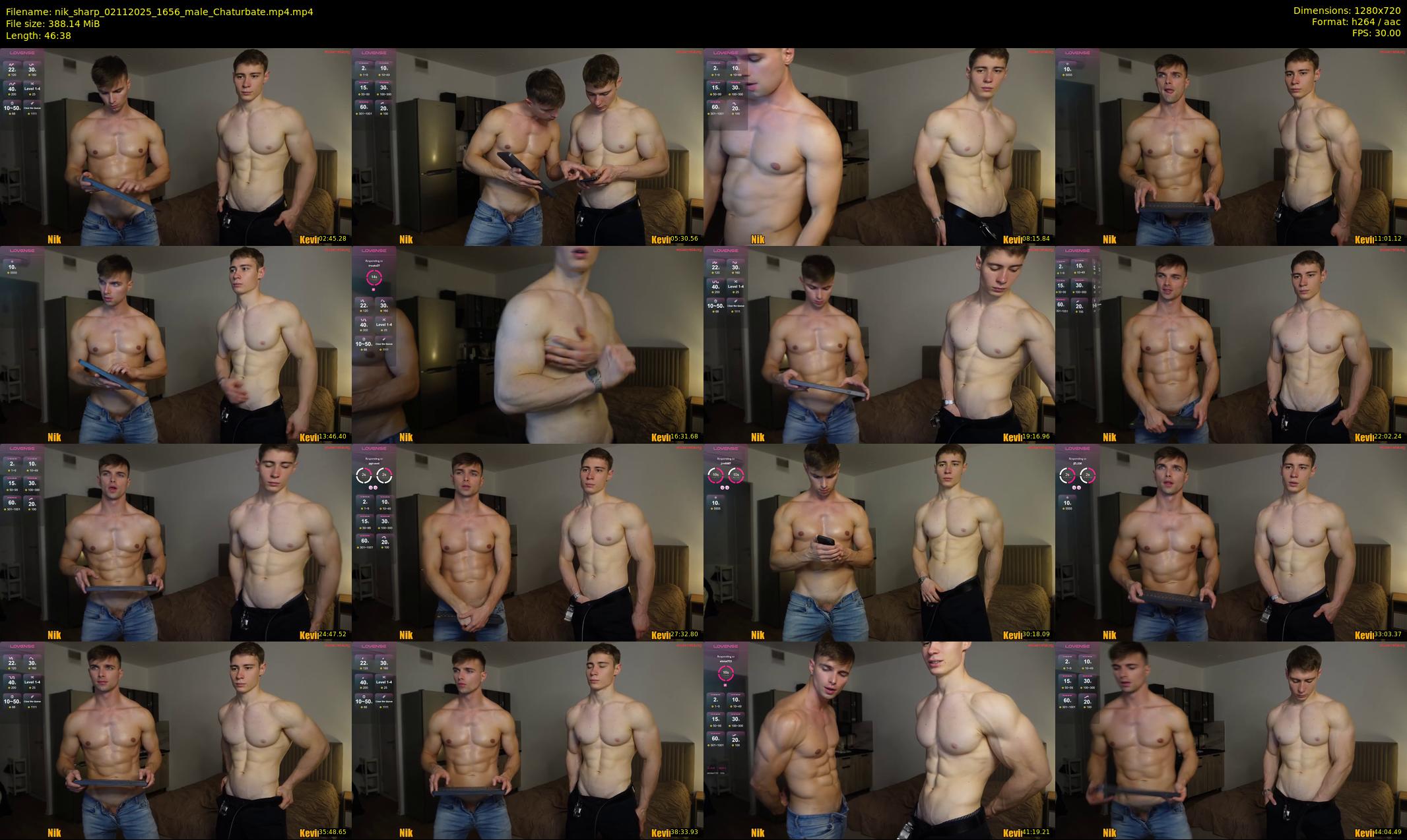nik_sharp — 47 minute Chaturbate male cam show recording, 720p, Nov 2, 2025