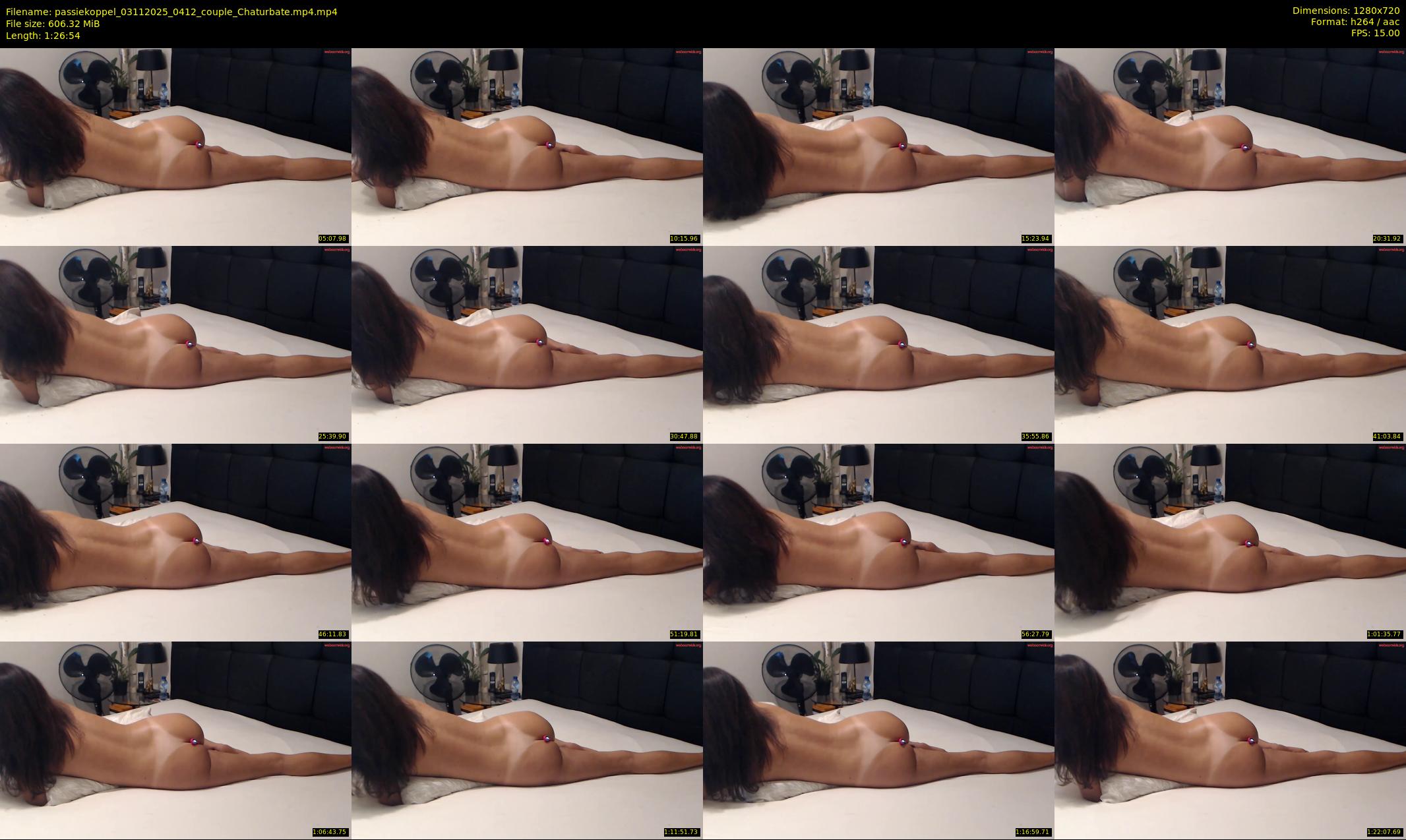 passiekoppel — 87 minute Chaturbate couple cam show recording, 720p, Nov 3, 2025