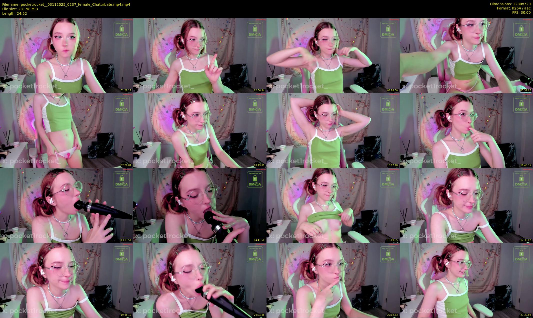 pocketrocket_ — 25 minute Chaturbate female cam show recording, 720p, Nov 3, 2025