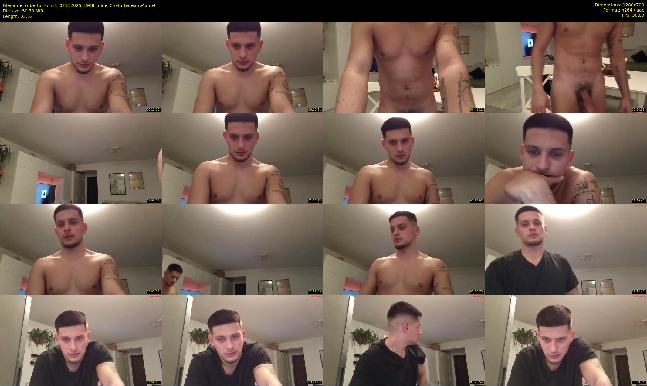 roberto_twink1 — 4 minute Chaturbate male cam show recording, 720p, Nov 2, 2025