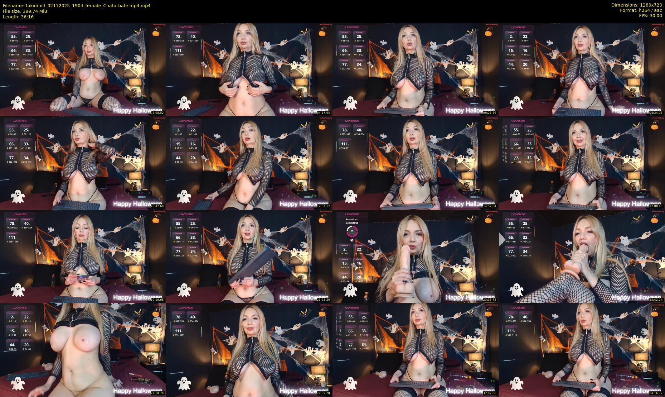 tokiomilf — 37 minute Chaturbate female cam show recording, 720p, Nov 2, 2025