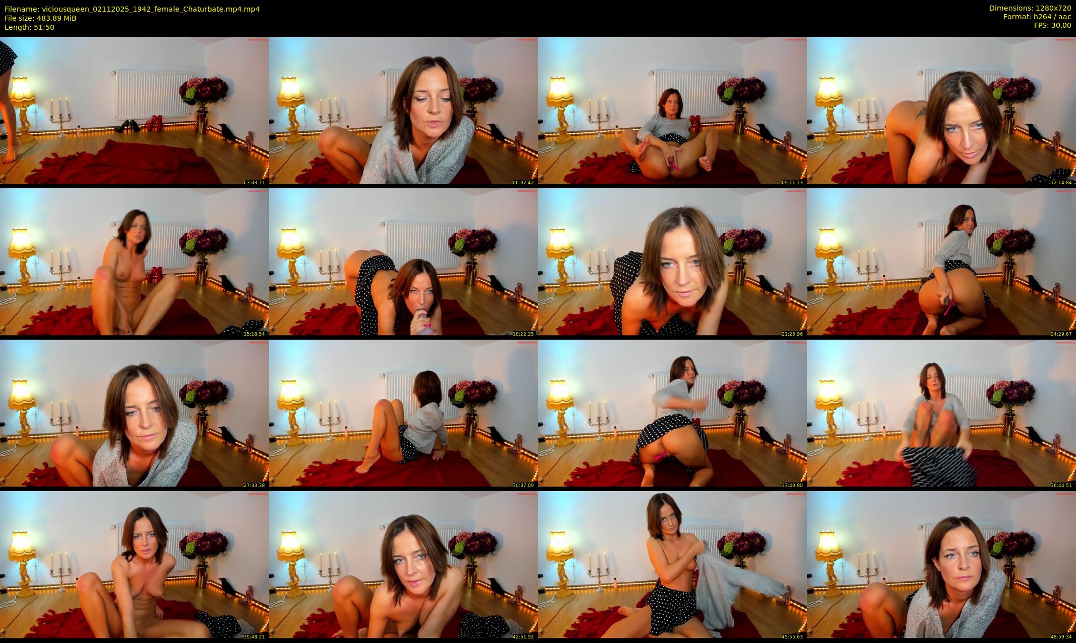 viciousqueen — 52 minute Chaturbate female cam show recording, 720p, Nov 2, 2025