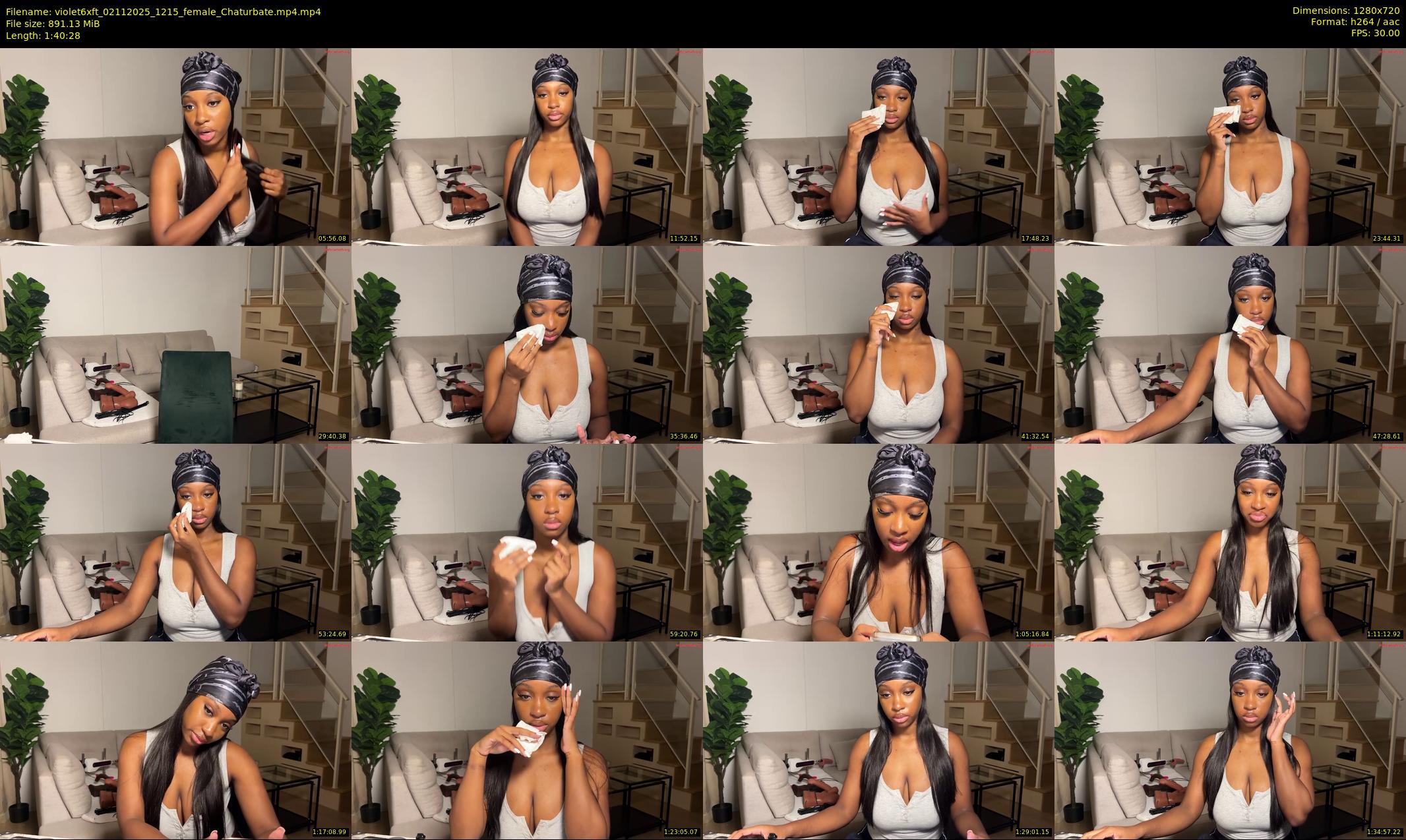 violet6xft — 101 minute Chaturbate female cam show recording, 720p, Nov 2, 2025