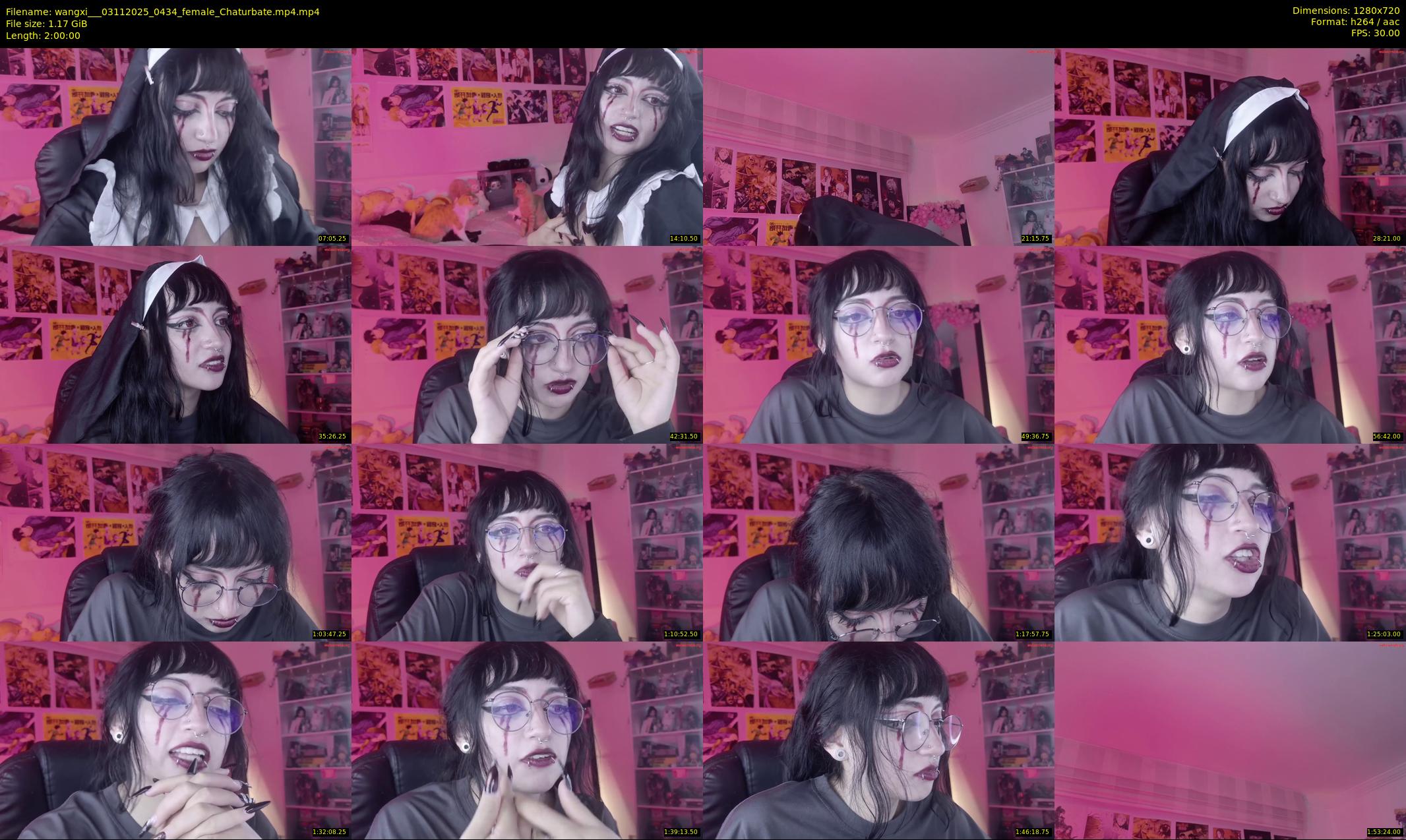 wangxi__ — 120 minute Chaturbate female cam show recording, 720p, Nov 3, 2025
