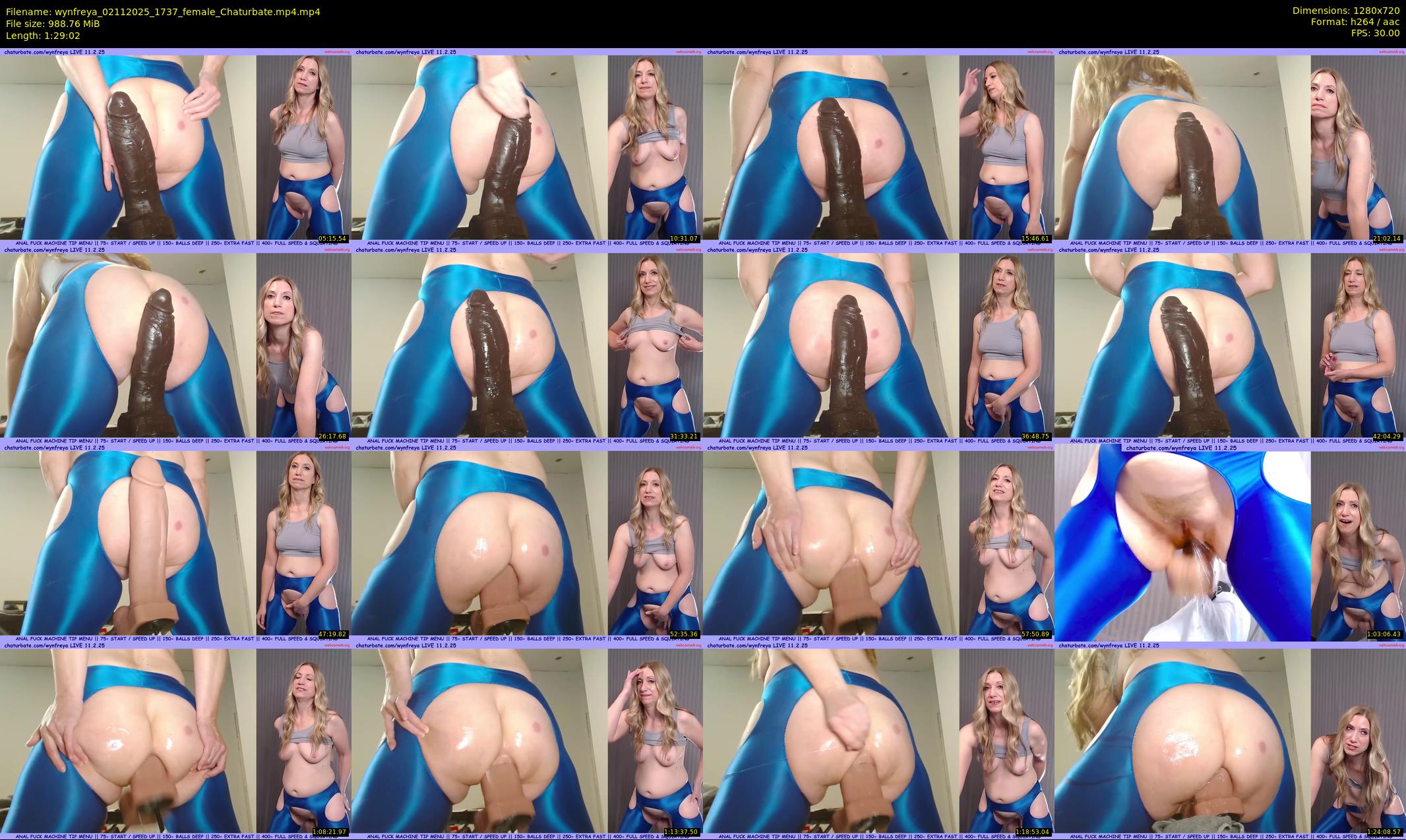 wynfreya — 90 minute Chaturbate female cam show recording, 720p, Nov 2, 2025