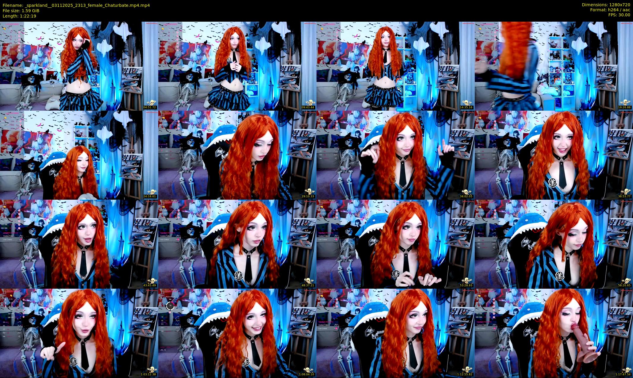 _sparkland_ — 83 minute Chaturbate female cam show recording, 720p, Nov 3, 2025