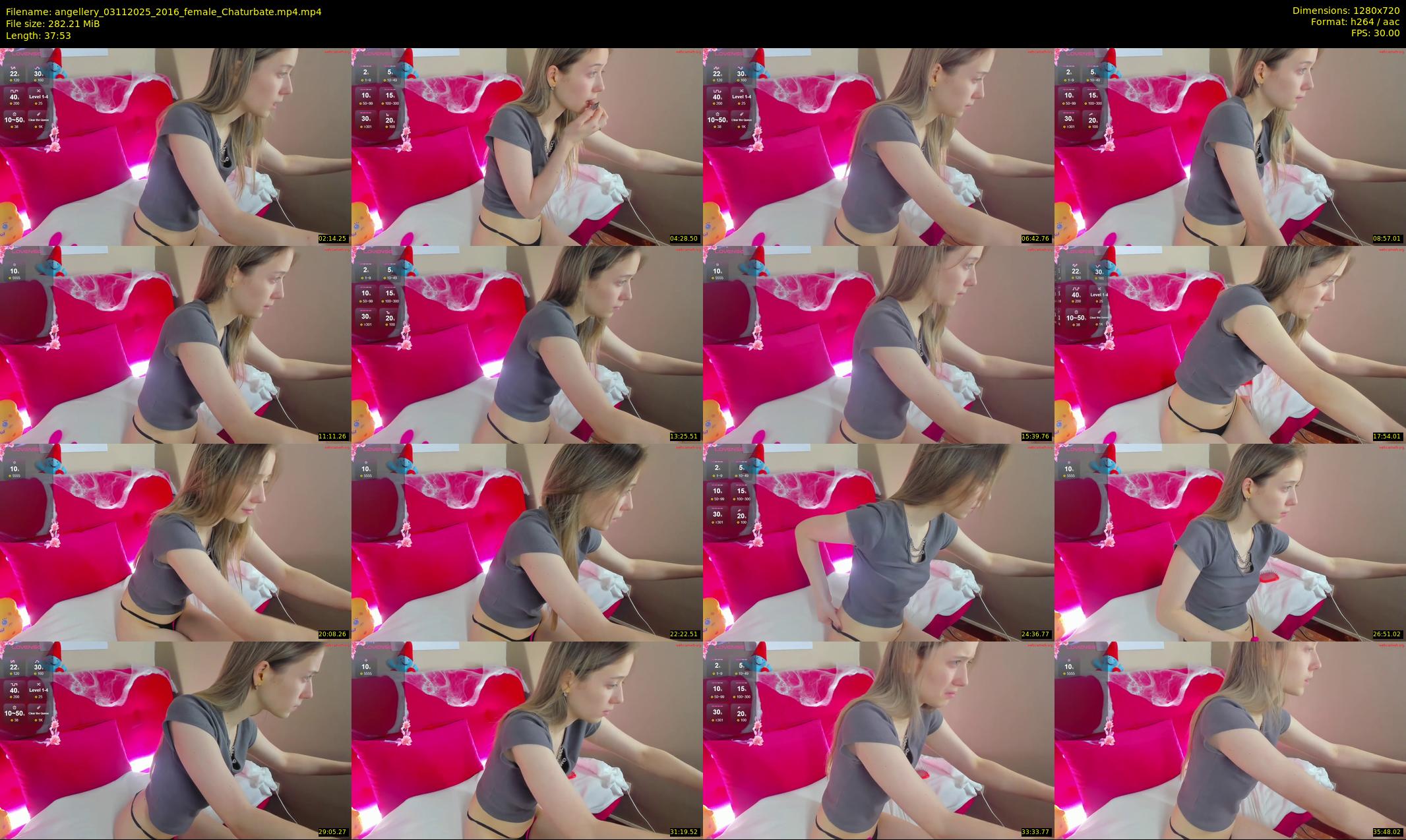angellery — 38 minute Chaturbate female cam show recording, 720p, Nov 3, 2025