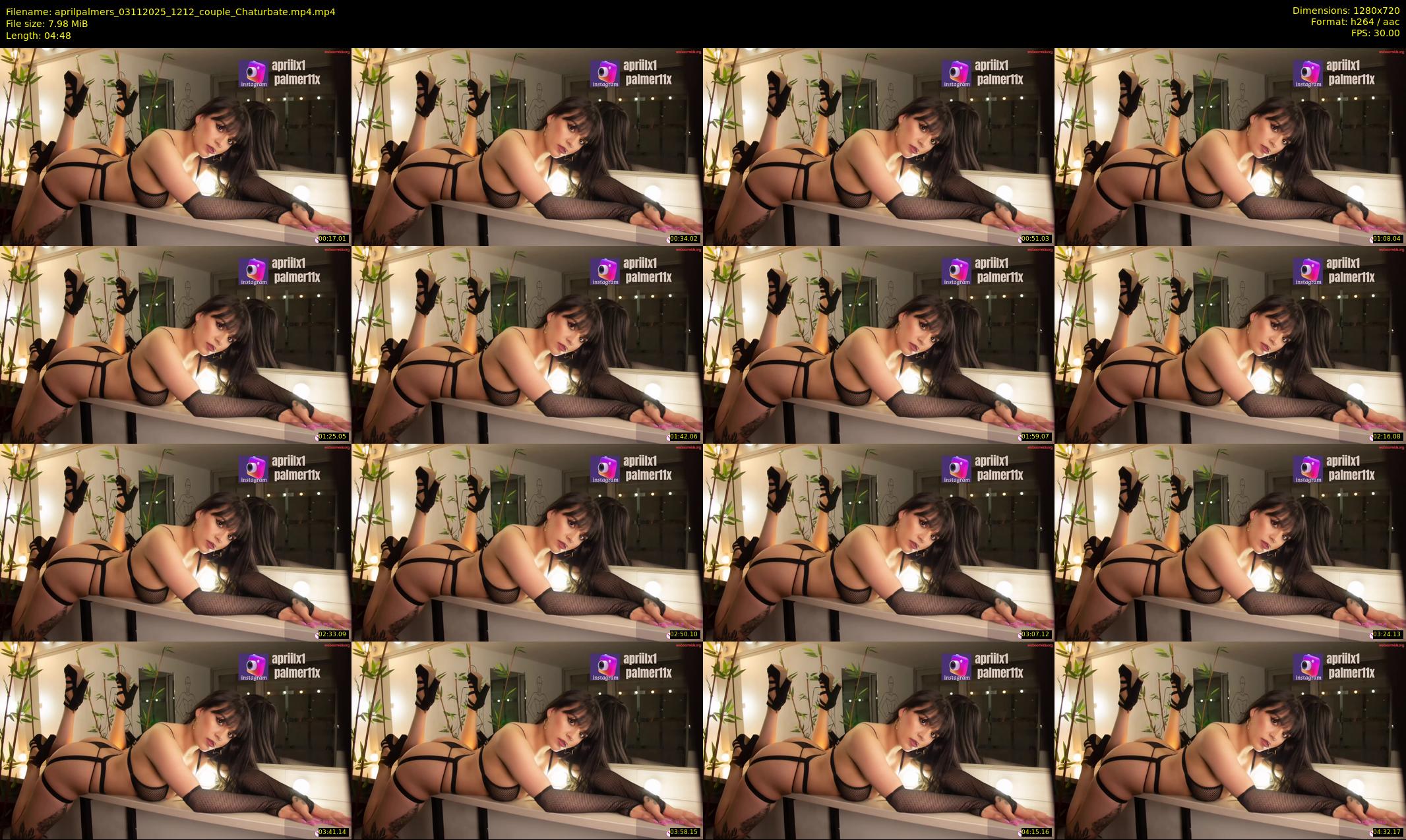aprilpalmers — 5 minute Chaturbate female cam show recording, 720p, Nov 3, 2025