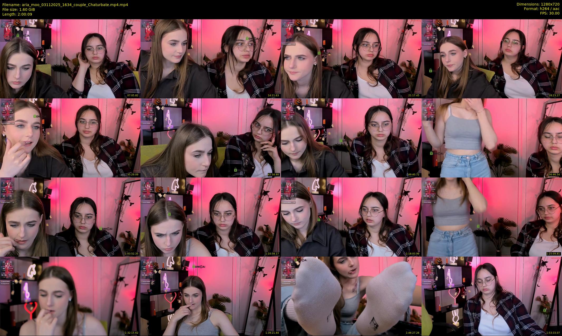 aria_moo — 121 minute Chaturbate couple cam show recording, 720p, Nov 3, 2025