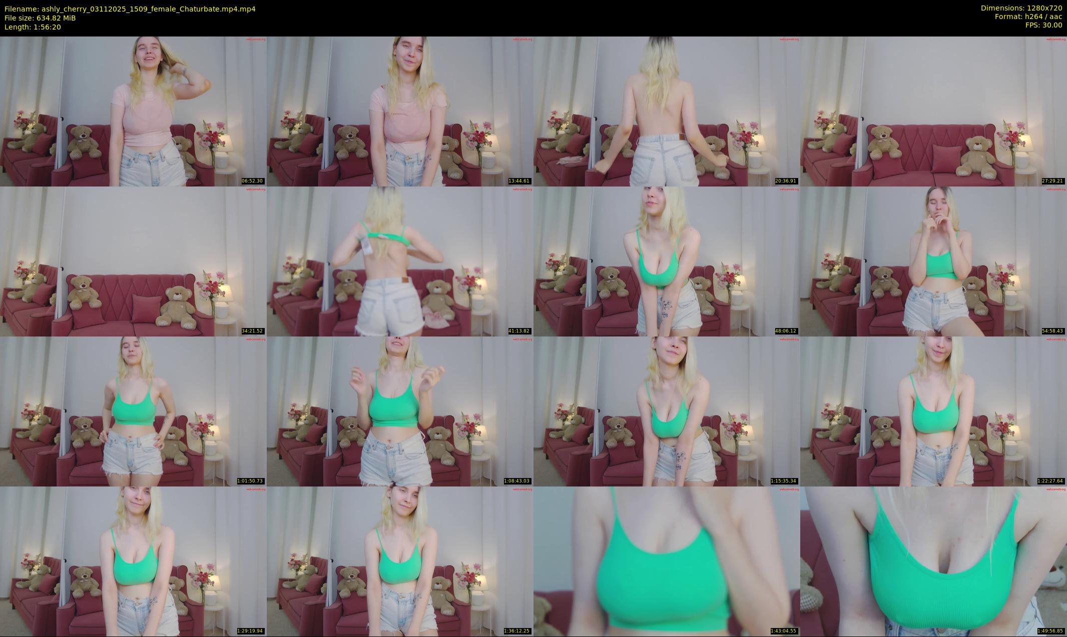 ashly_cherry — 117 minute Chaturbate female cam show recording, 720p, Nov 3, 2025