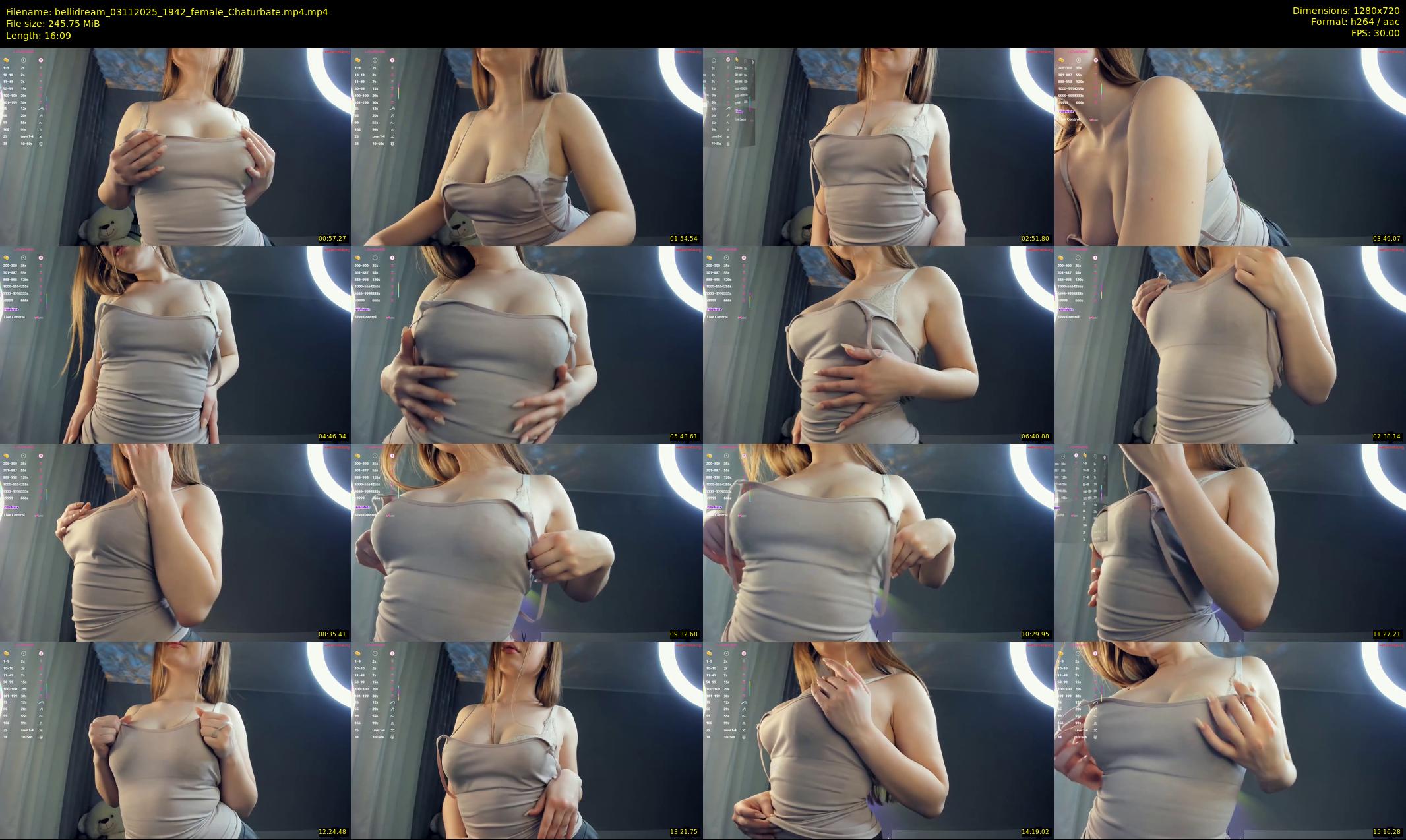 bellidream — 17 minute Chaturbate female cam show recording, 720p, Nov 3, 2025