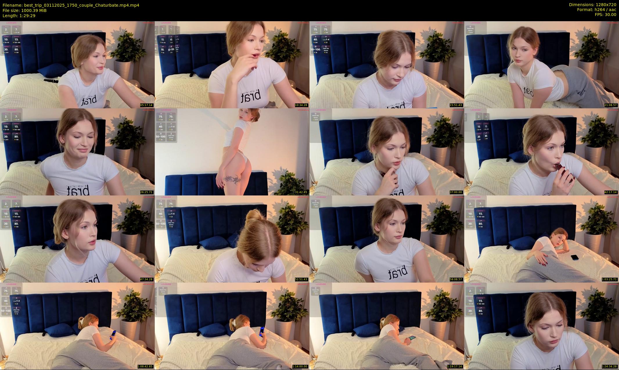 best_trip — 90 minute Chaturbate couple cam show recording, 720p, Nov 3, 2025