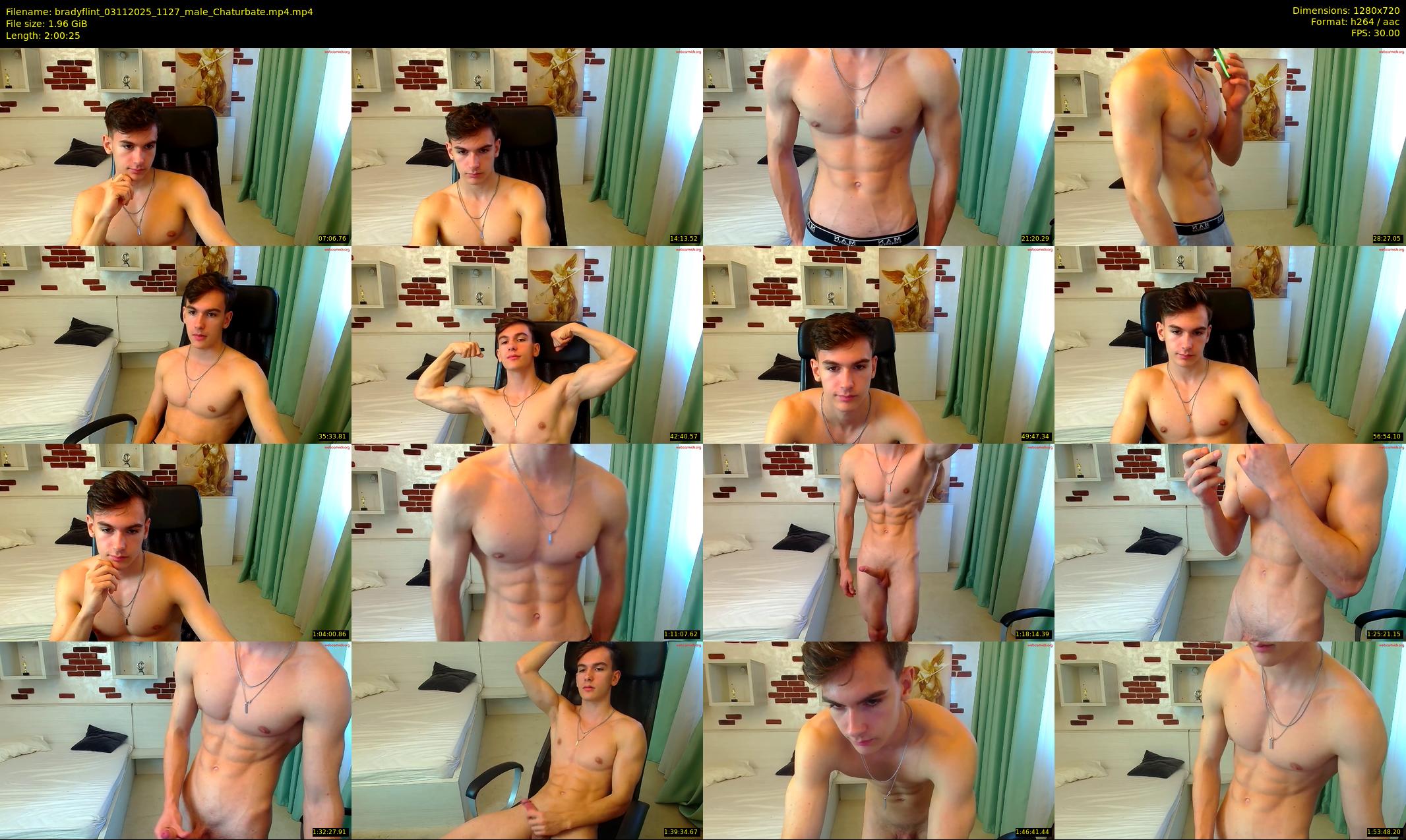 bradyflint — 121 minute Chaturbate male cam show recording, 720p, Nov 3, 2025