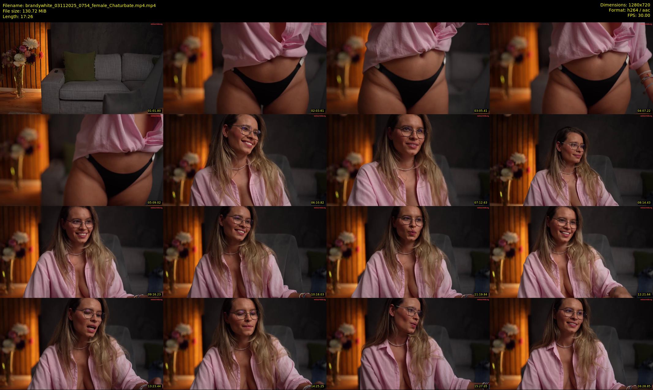 brandywhite — 18 minute Chaturbate female cam show recording, 720p, Nov 3, 2025