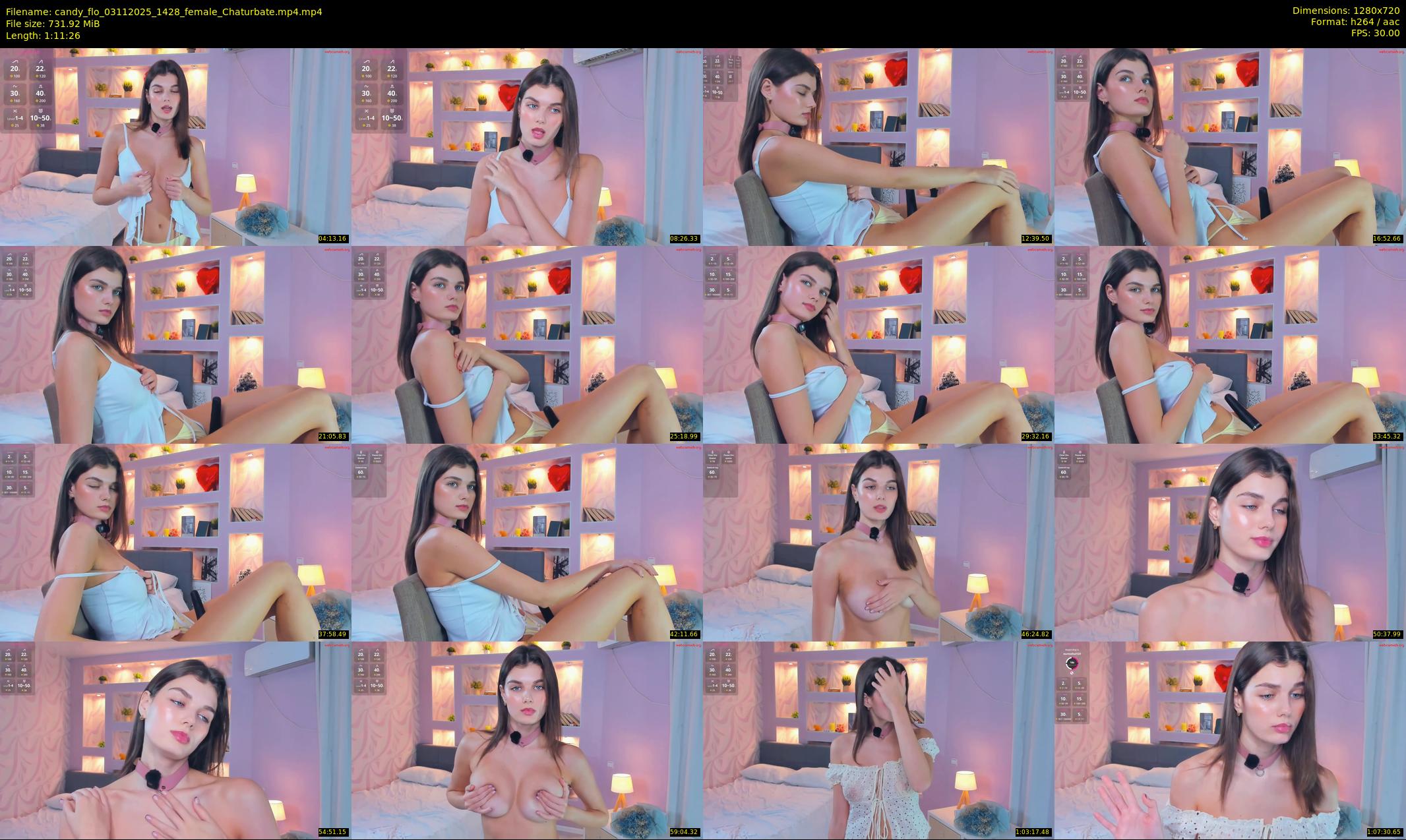 candy_flo — 72 minute Chaturbate female cam show recording, 720p, Nov 3, 2025
