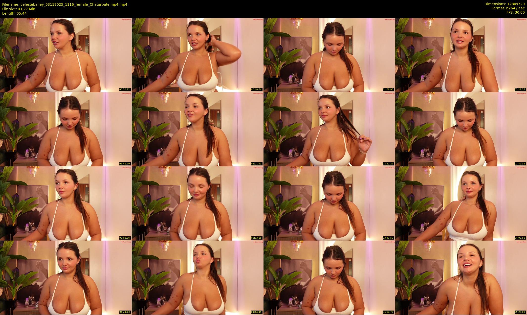 celestebailey — 6 minute Chaturbate female cam show recording, 720p, Nov 3, 2025