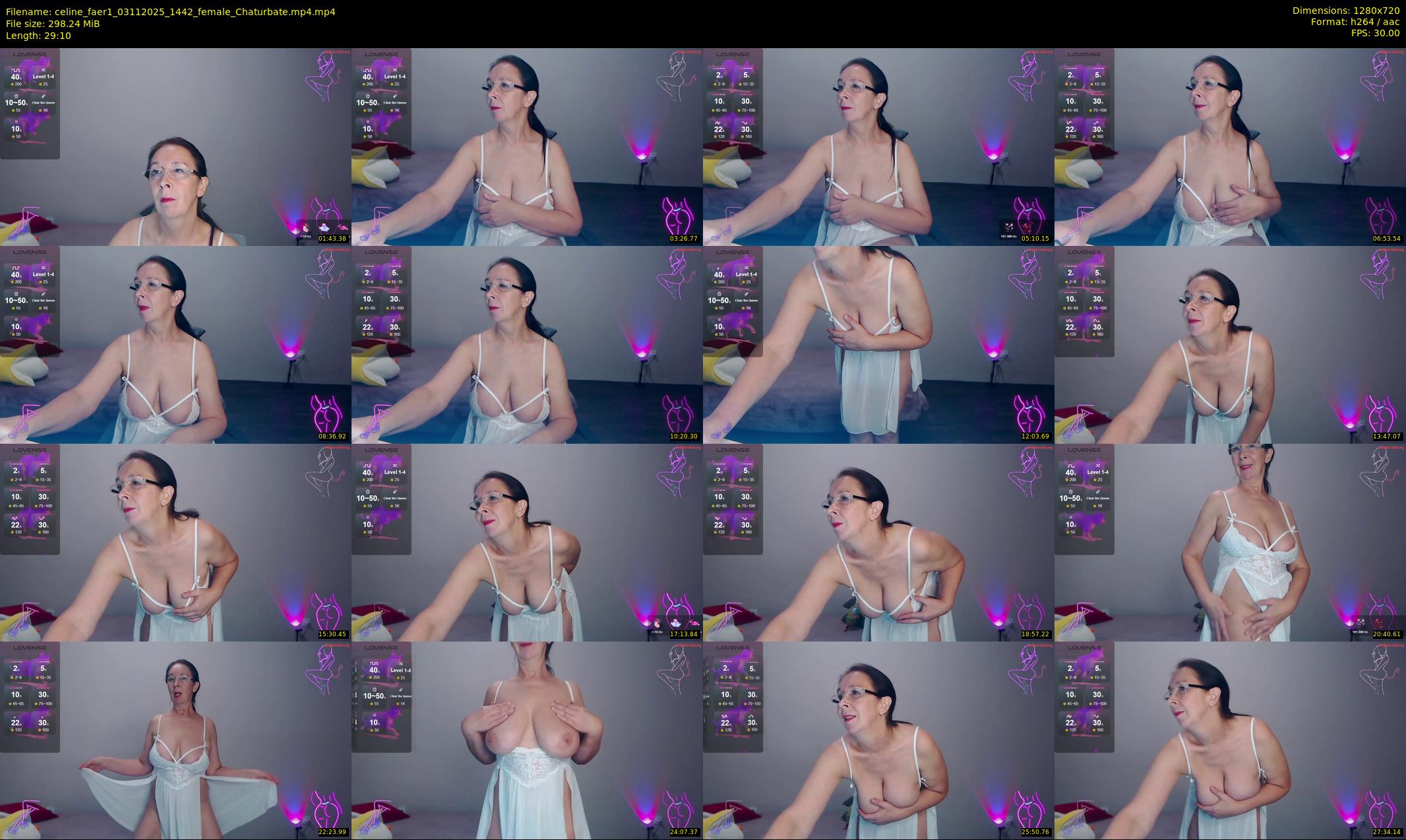 celine_faer1 — 30 minute Chaturbate female cam show recording, 720p, Nov 3, 2025