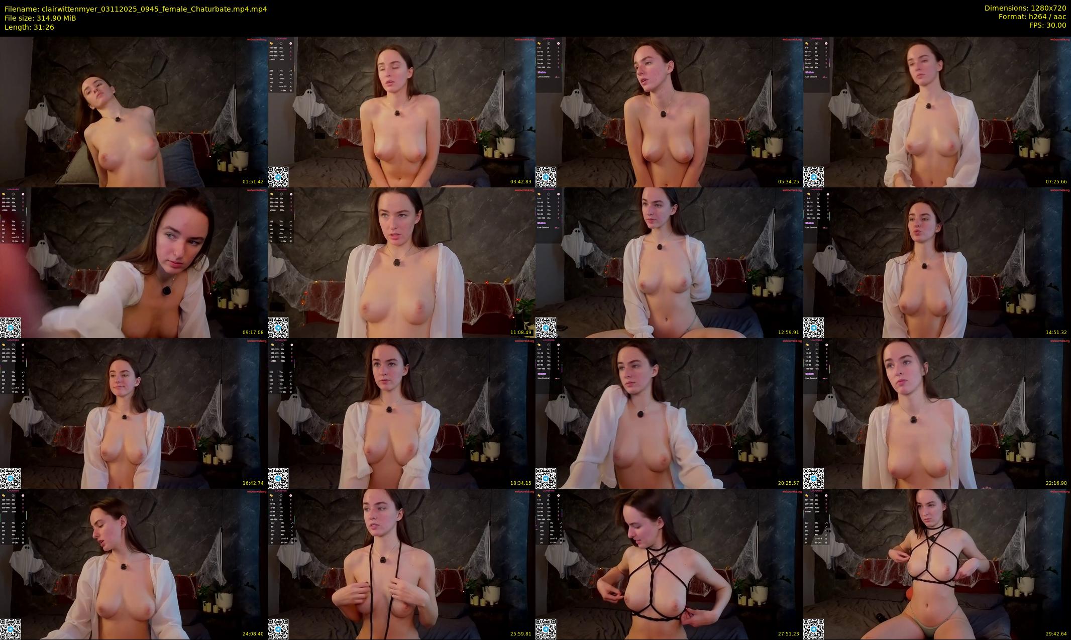 clairwittenmyer — 32 minute Chaturbate female cam show recording, 720p, Nov 3, 2025