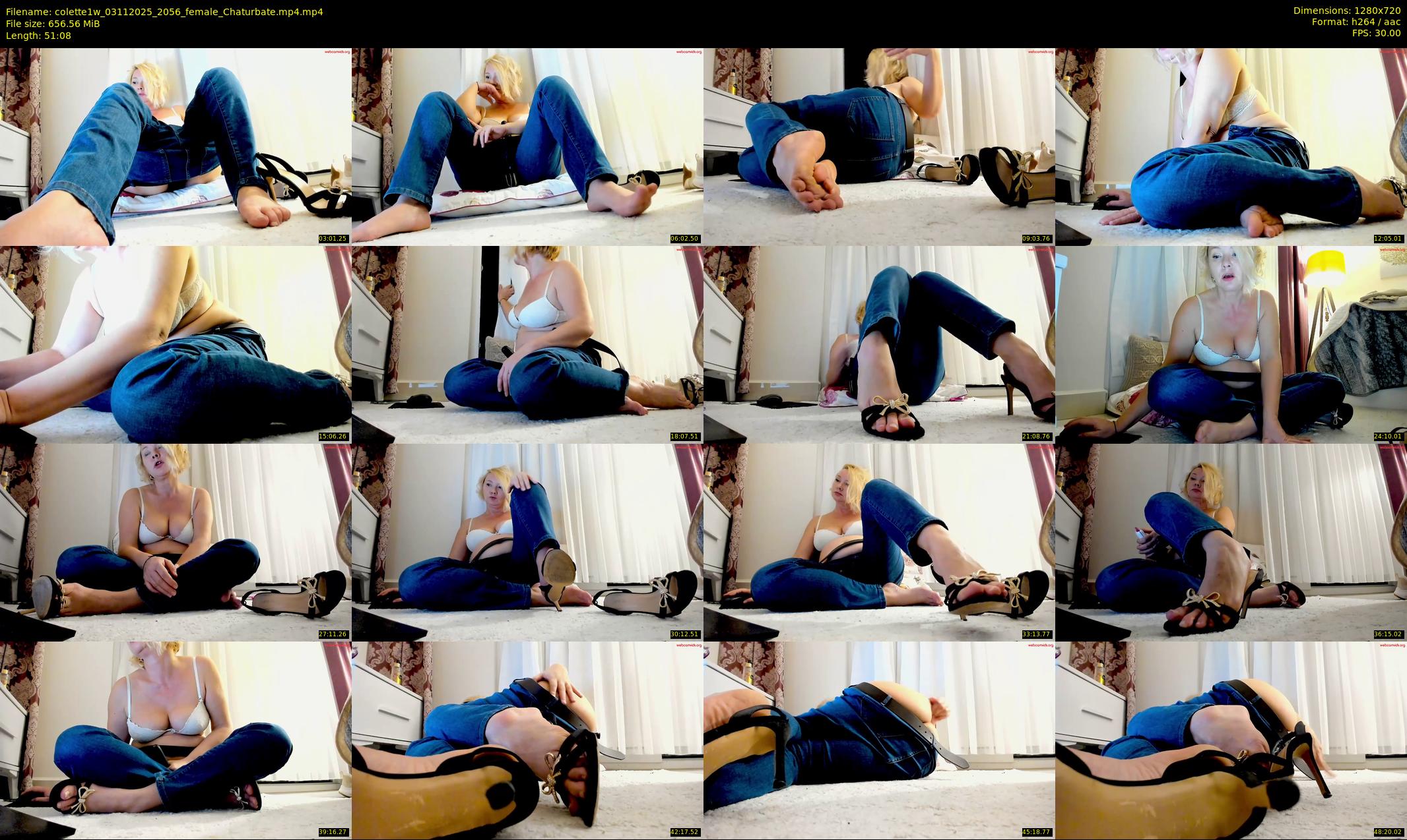 colette1w — 52 minute Chaturbate female cam show recording, 720p, Nov 3, 2025