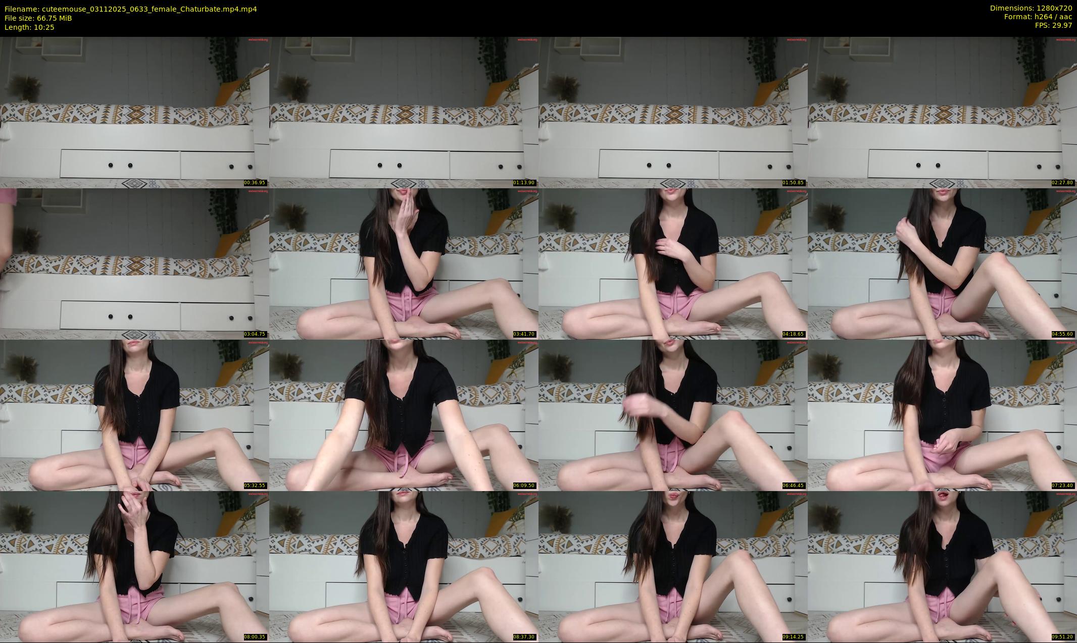 cuteemouse — 11 minute Chaturbate female cam show recording, 720p, Nov 3, 2025