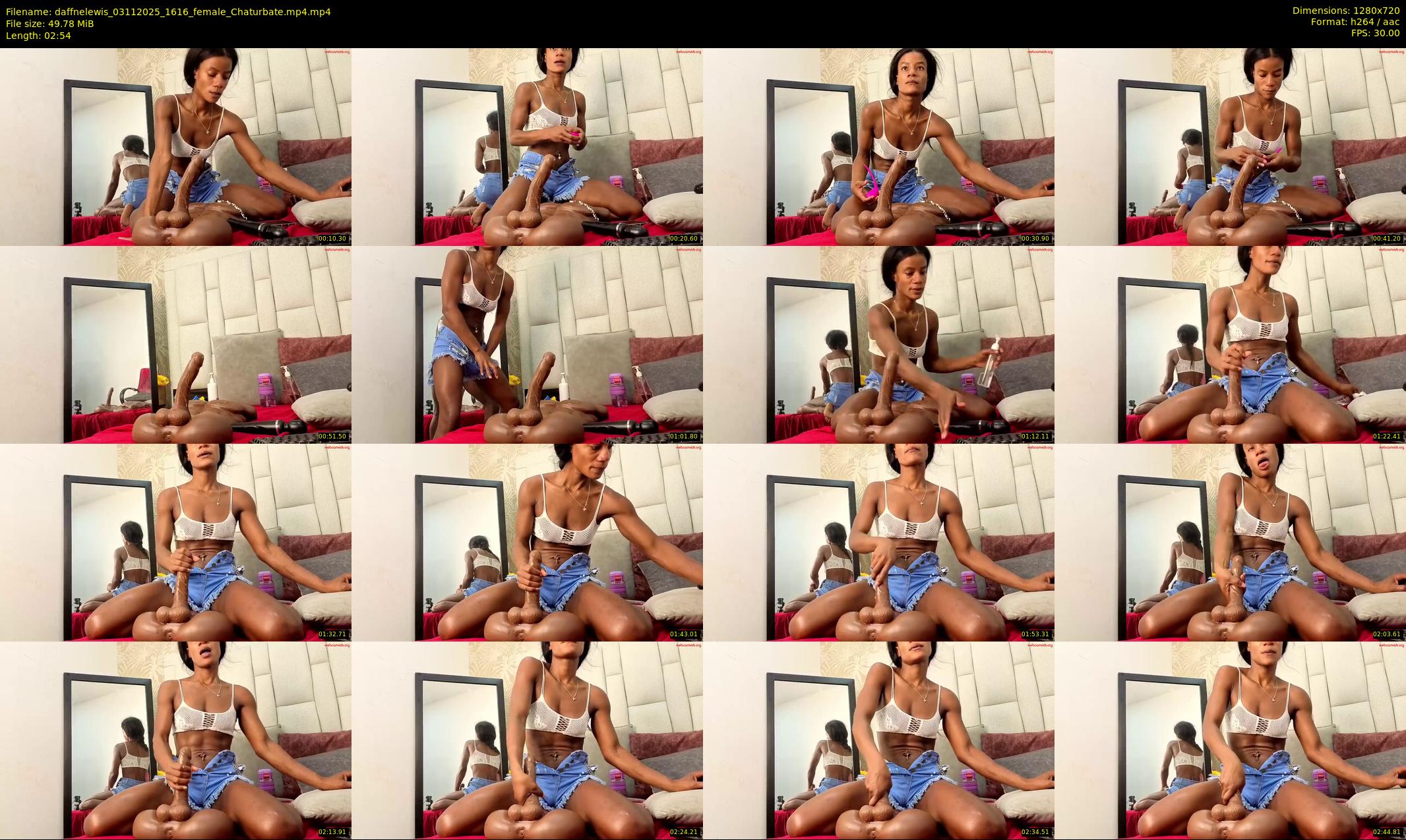 daffnelewis — 3 minute Chaturbate female cam show recording, 720p, Nov 3, 2025