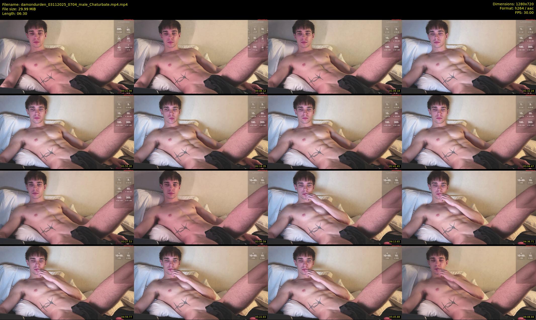 damondurden — 7 minute Chaturbate male cam show recording, 720p, Nov 3, 2025