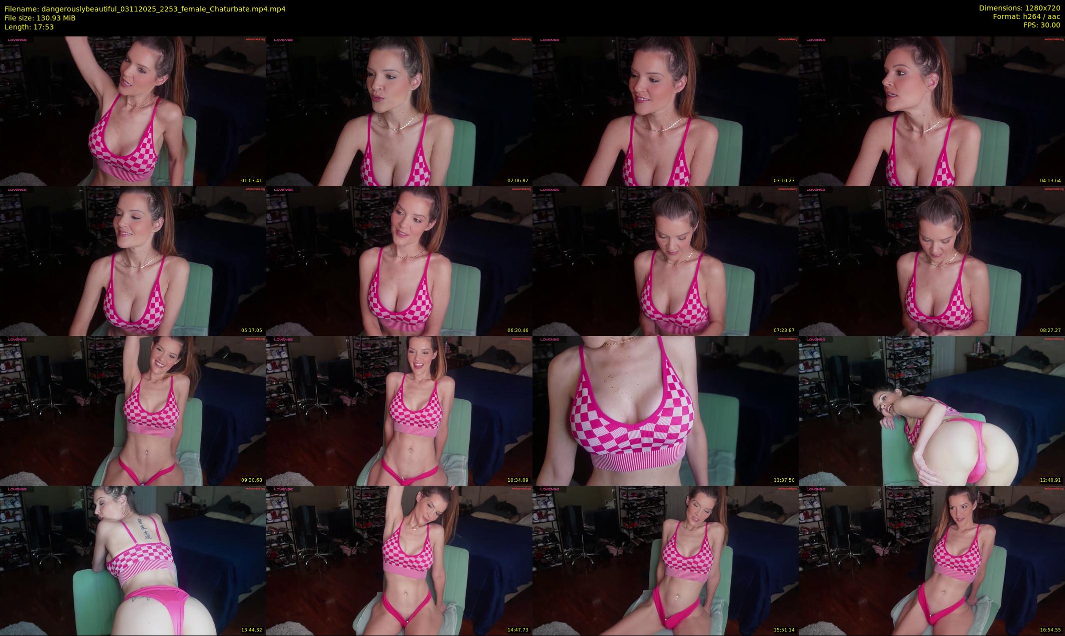 dangerouslybeautiful — 18 minute Chaturbate female cam show recording, 720p, Nov 3, 2025