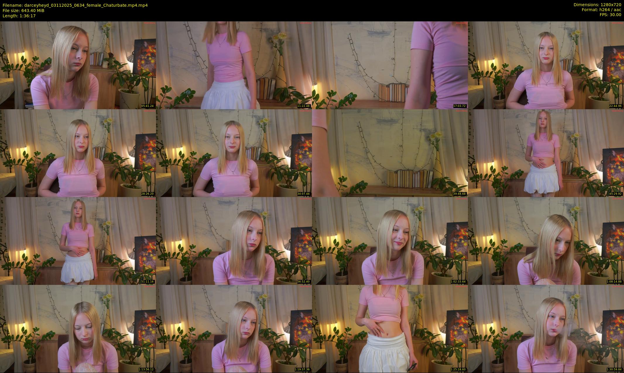 darceyheyd — 97 minute Chaturbate female cam show recording, 720p, Nov 3, 2025