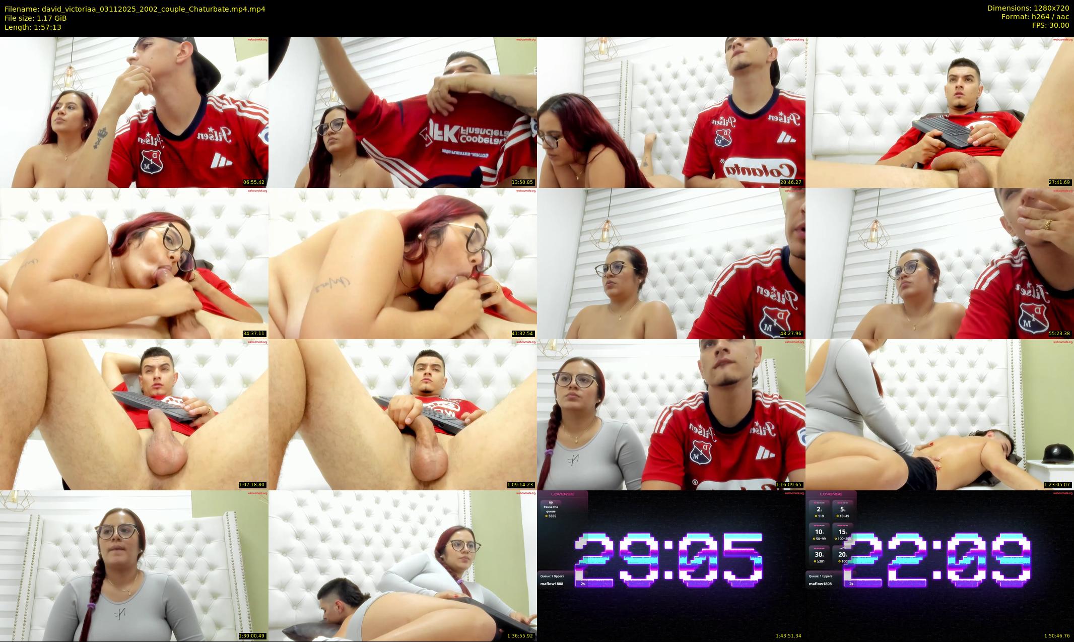 david_victoriaa — 118 minute Chaturbate couple cam show recording, 720p, Nov 3, 2025