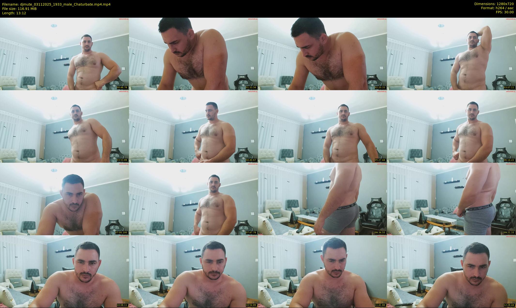 djmute — 14 minute Chaturbate male cam show recording, 720p, Nov 3, 2025