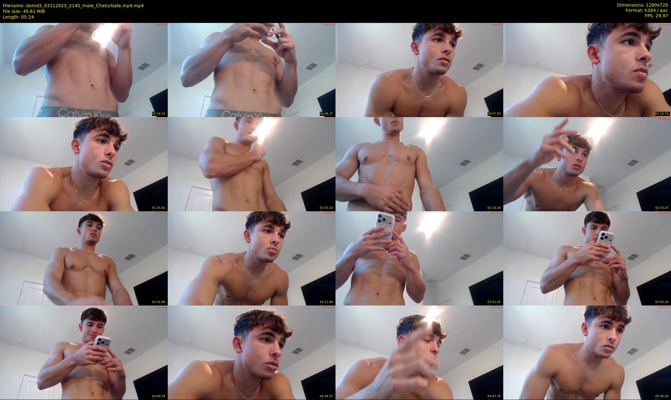 domd3 — 6 minute Chaturbate male cam show recording, 720p, Nov 3, 2025