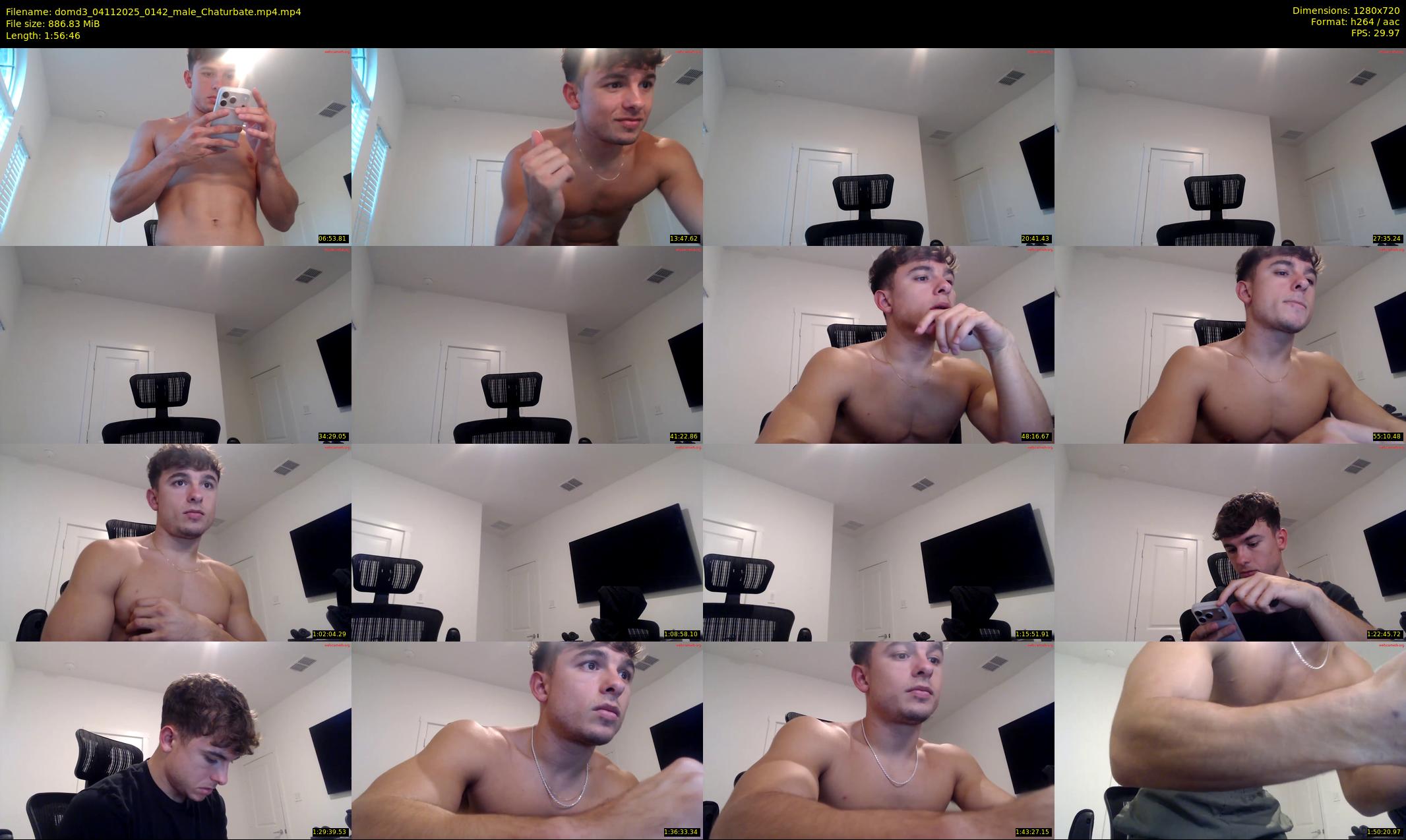 domd3 — 117 minute Chaturbate male cam show recording, 720p, Nov 4, 2025