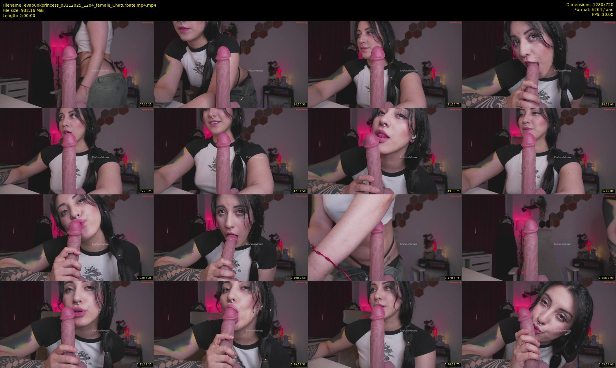 evapunkprincess — 120 minute Chaturbate female cam show recording, 720p, Nov 3, 2025