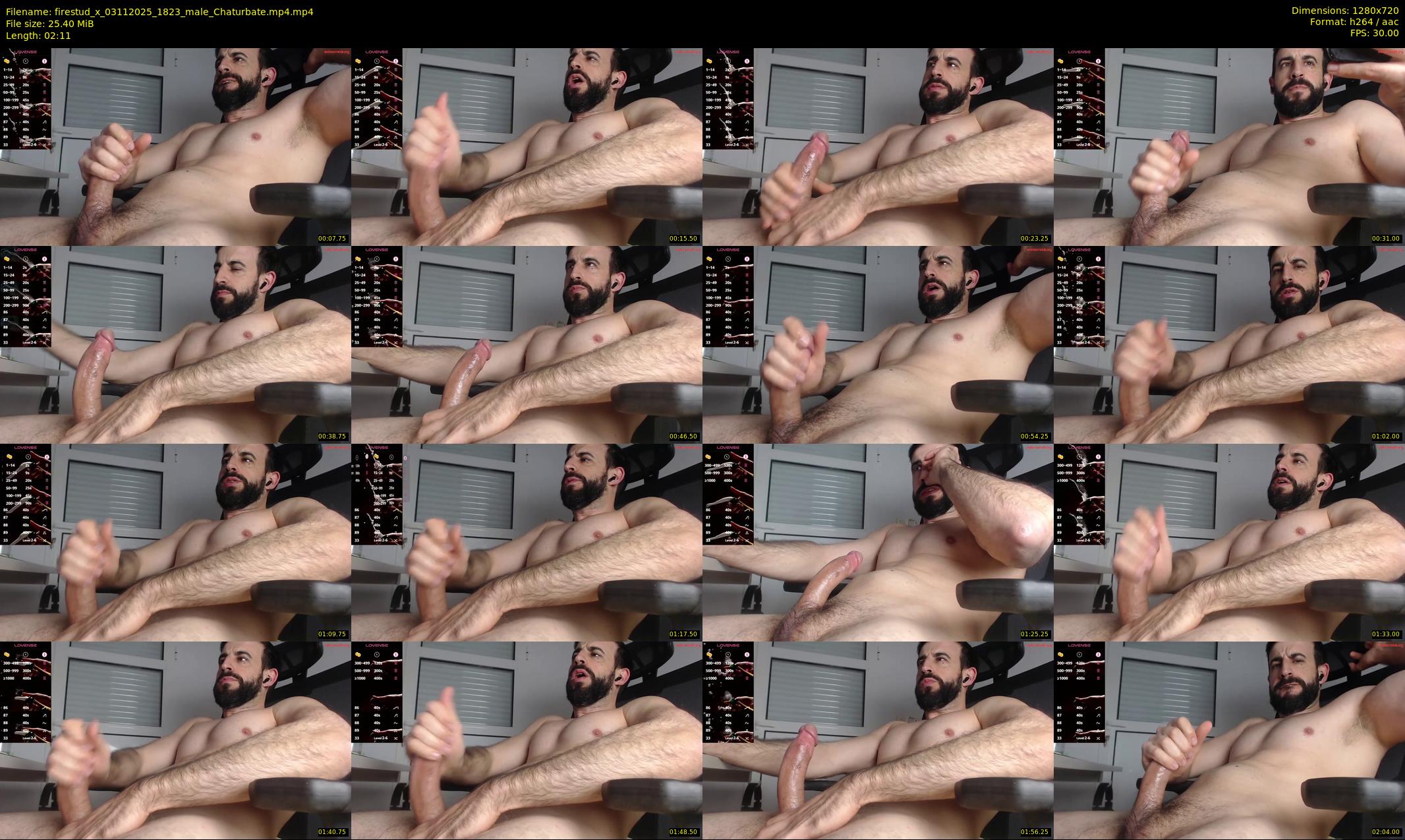 firestud_x — 3 minute Chaturbate male cam show recording, 720p, Nov 3, 2025